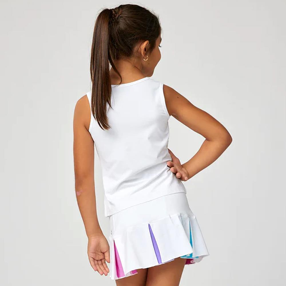 Sofibella Girls Spectrum Tank - White、mySite、neckold