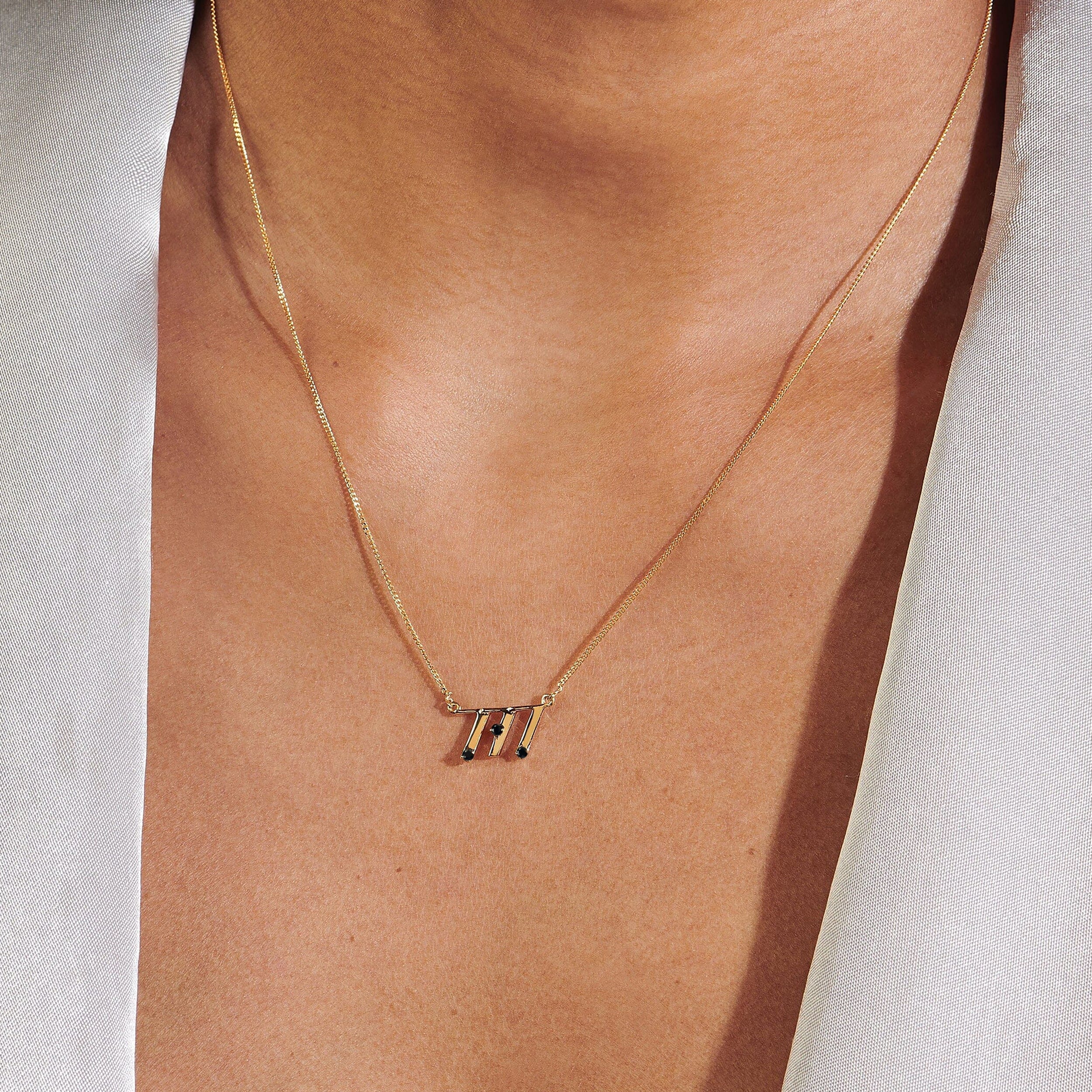 Black Spinel Necklace - I Am Lucky、mySite、hinf8tx79