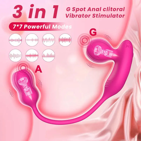 Wearable G-Spot and Anal Vibrator