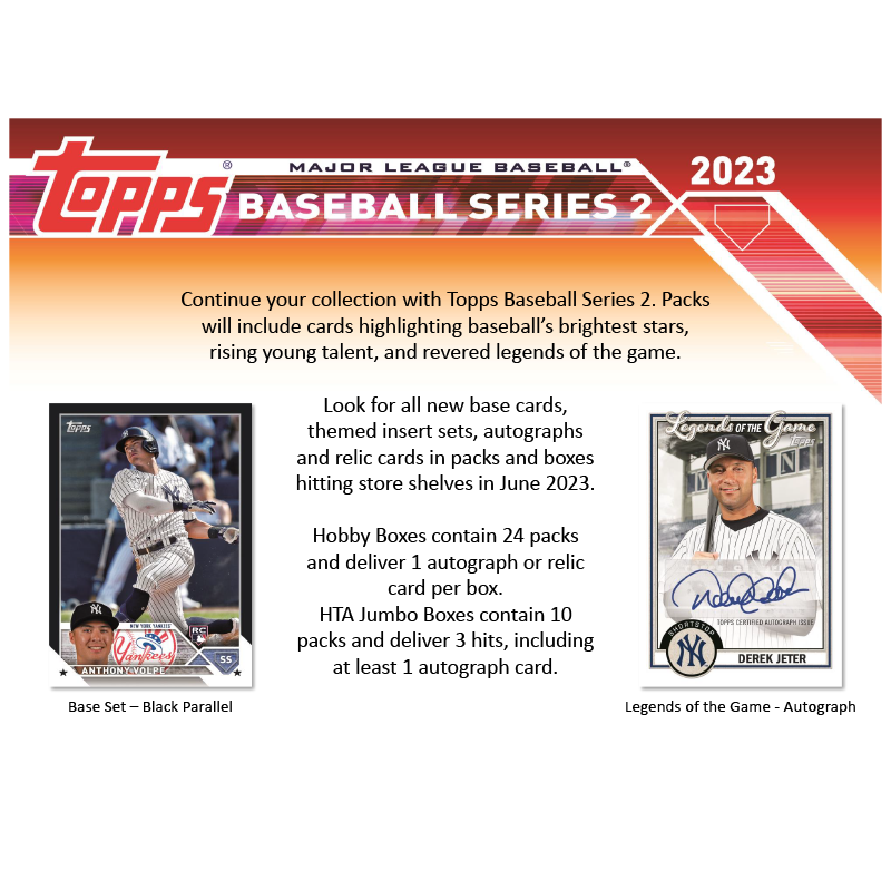 2023 Topps Series 2 Baseball Jumbo Hobby Box、mySite、waistdrama