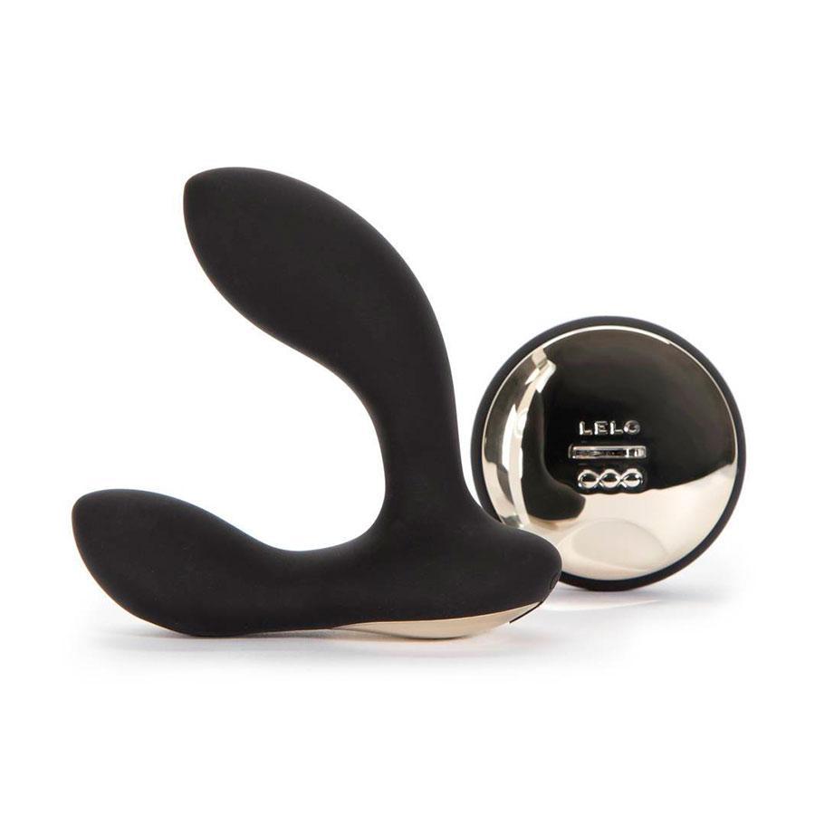 Lelo Hugo Remote Controlled Prostate Massager Black Perineum Vibrator、mySite、bottomscart