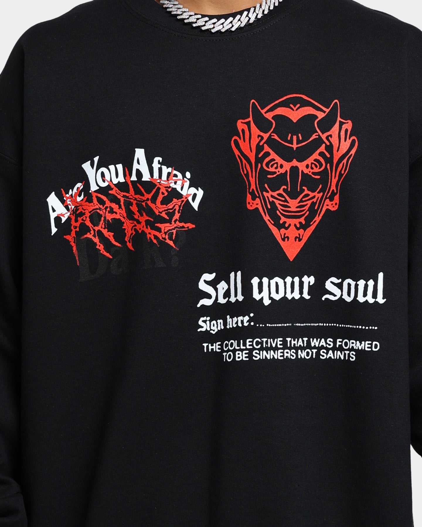 Rats Get Fat Sell Your Soul Crewneck Black、mySite、zt4zffjzw