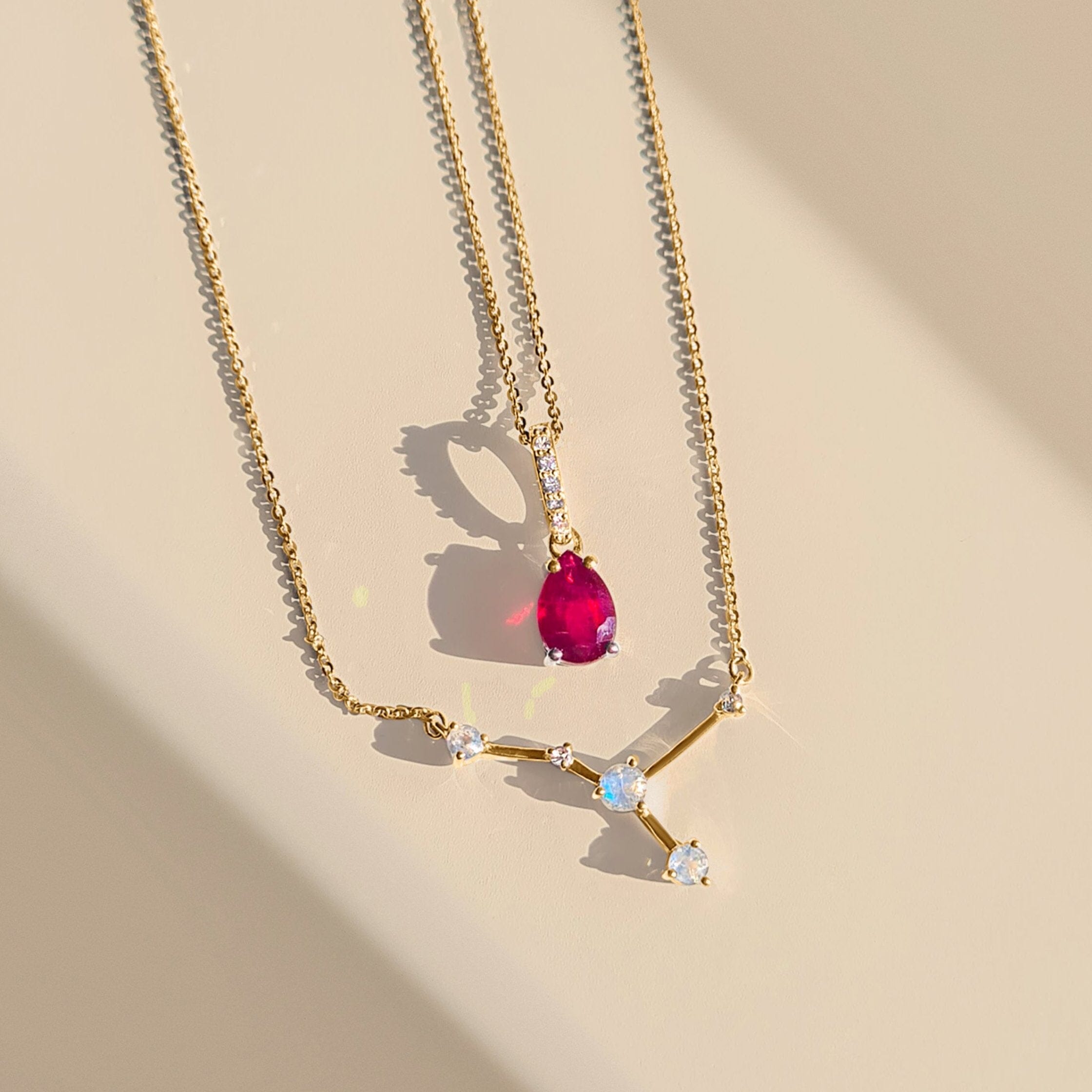 Cancer Zodiac & July Birthstone Necklaces、mySite、hinf8tx79