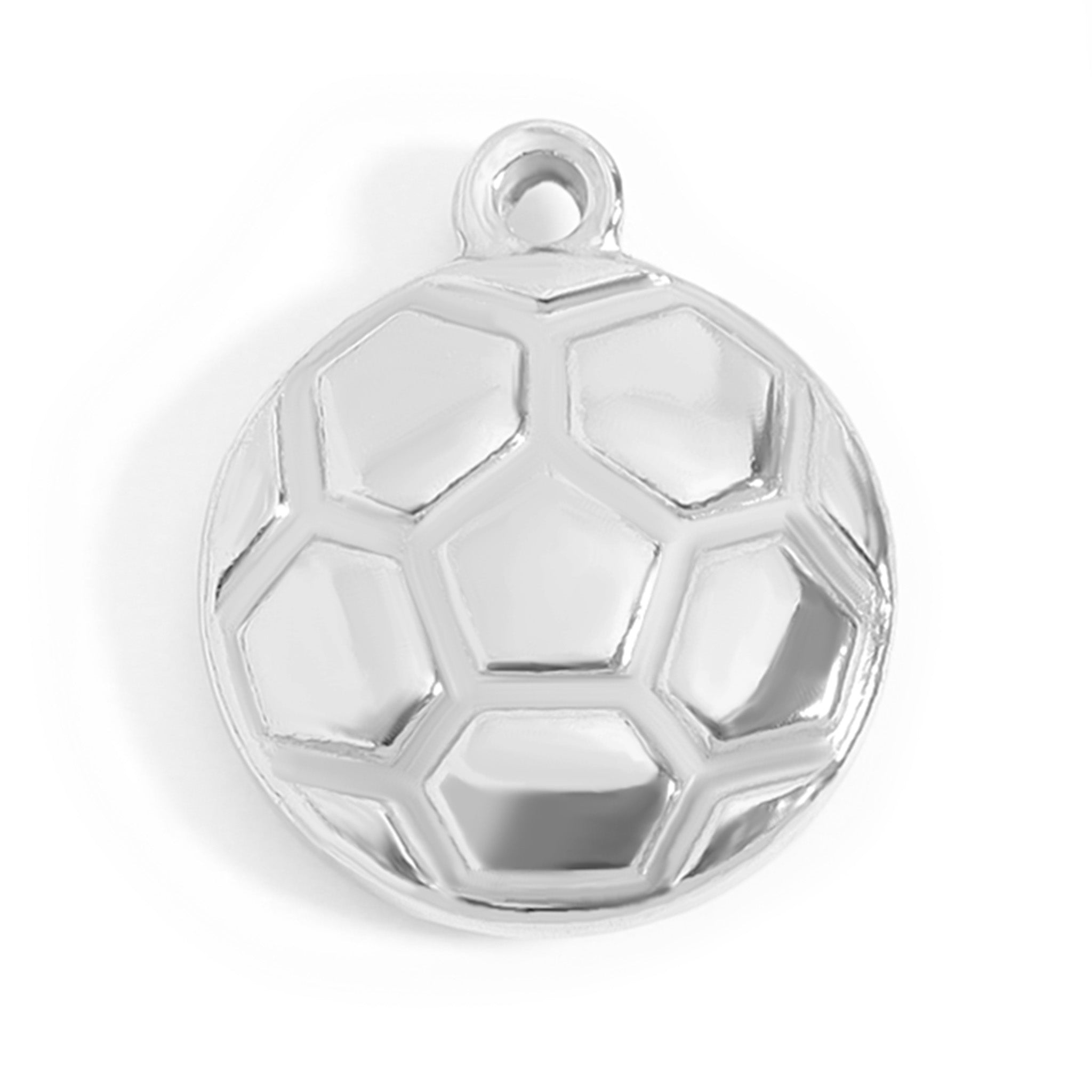 18K Gold PVD Stainless Steel Soccer Ball Charm / PDL0093、mySite、dreamappss
