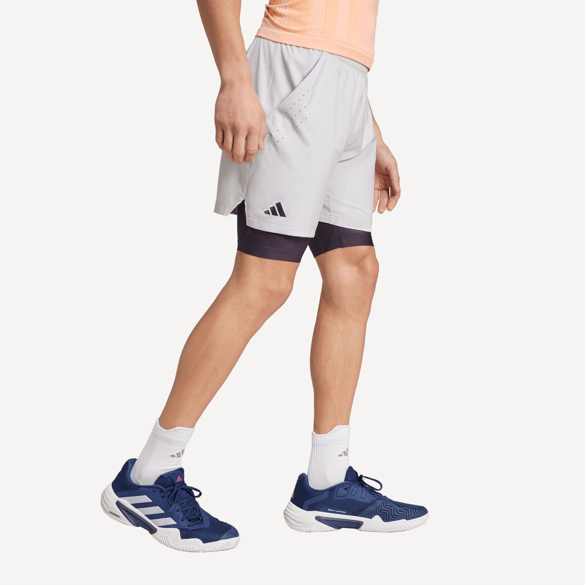 adidas Pro Men's Tennis Shorts and Inner Shorts Set