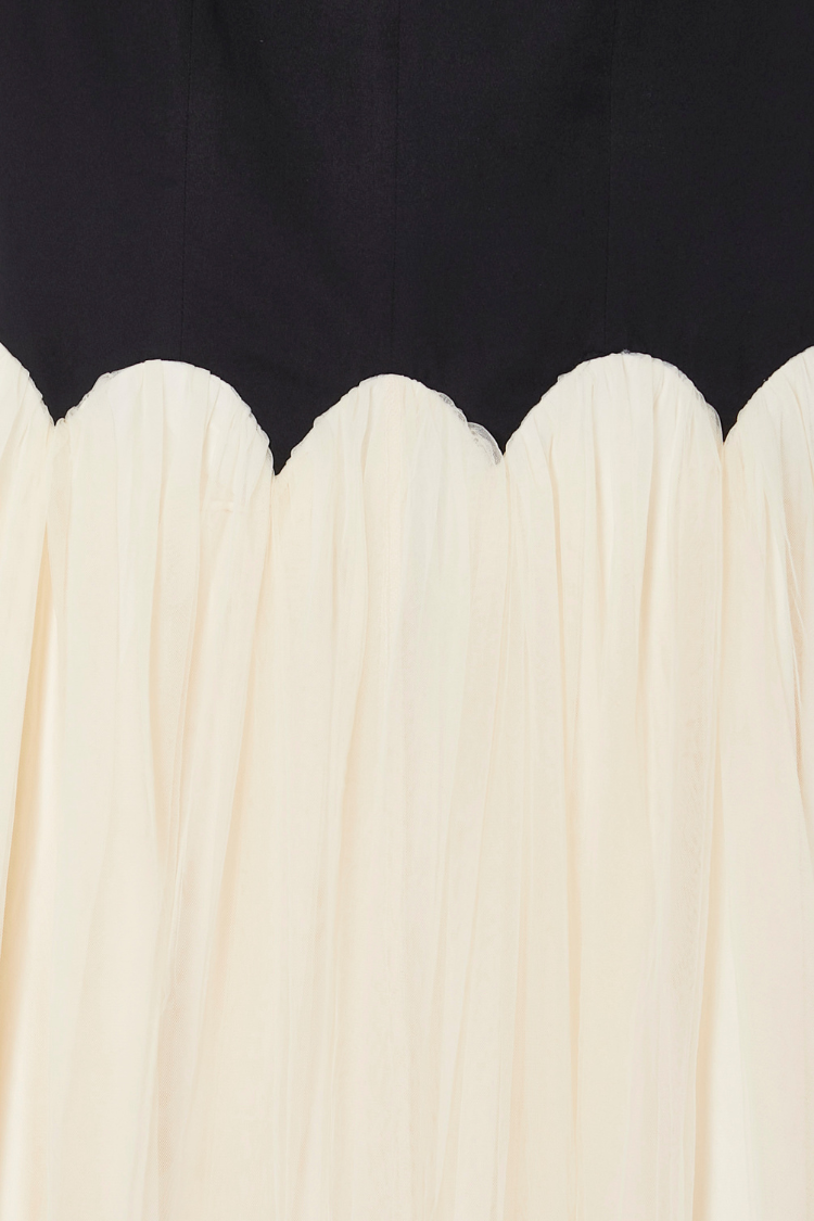 Black and Cream Monika Dress、mySite、solidvoid