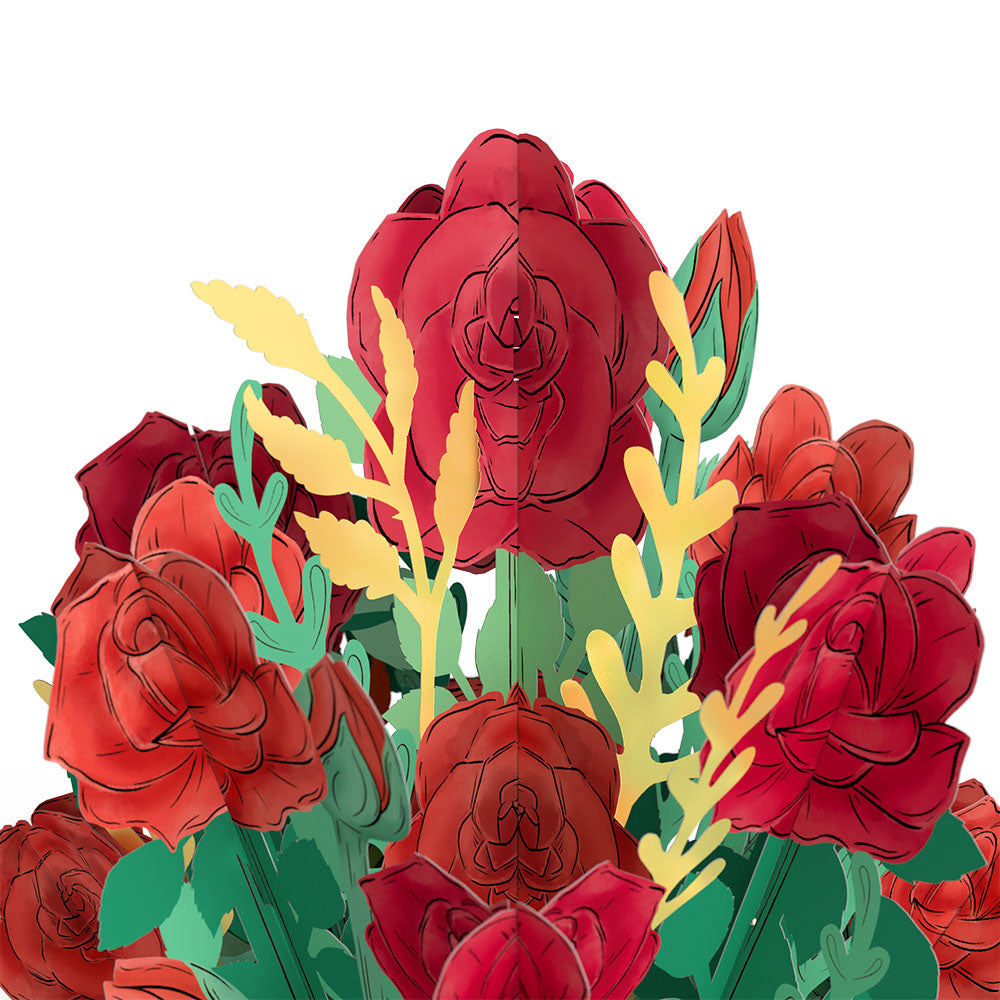 Disney’s Beauty and the Beast Pop-Up Card & Flower Buds Bouquet Bundle、mySite、solidvoid