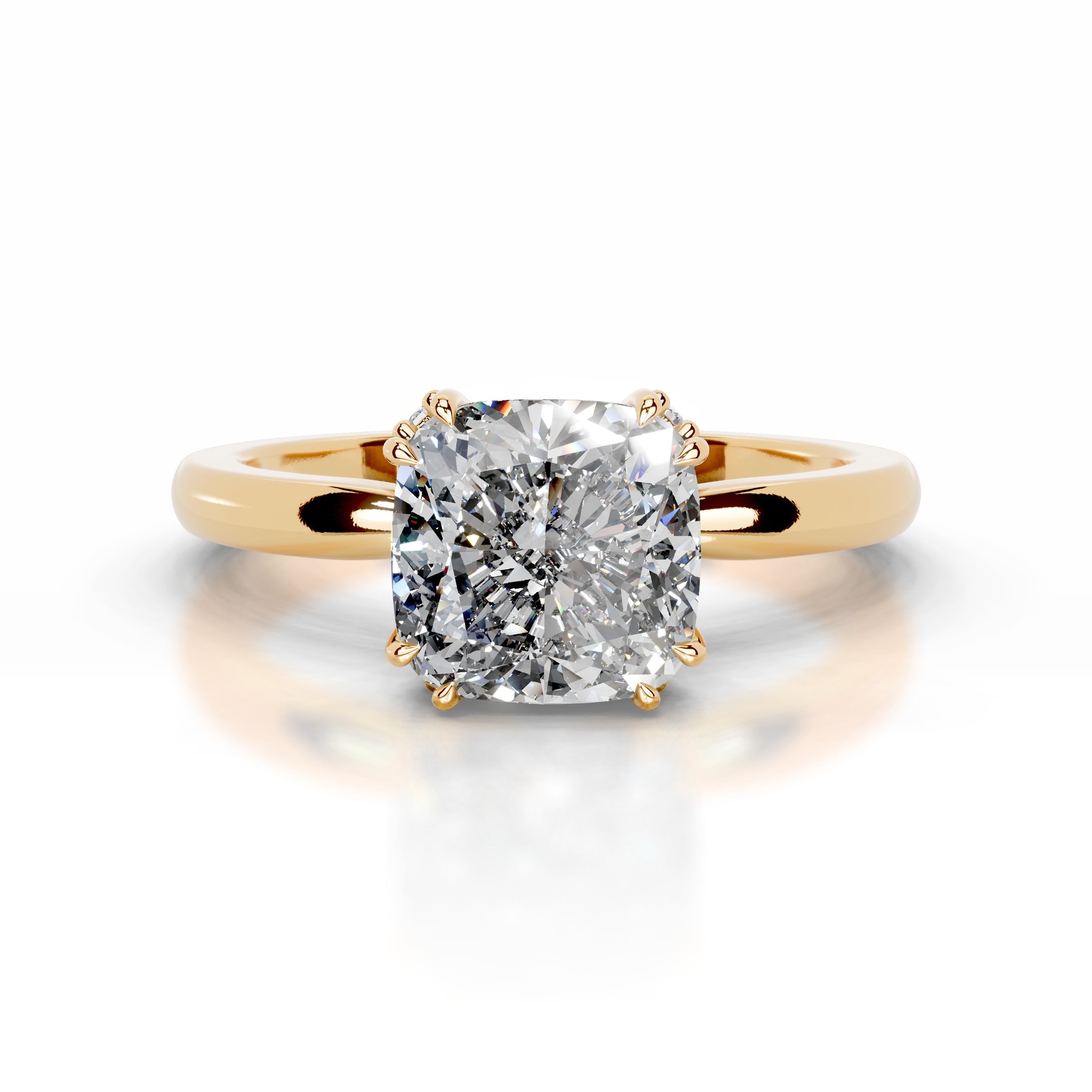 Andora Lab Grown Diamond Ring - 18K Yellow Gold、mySite、hinf8tx79