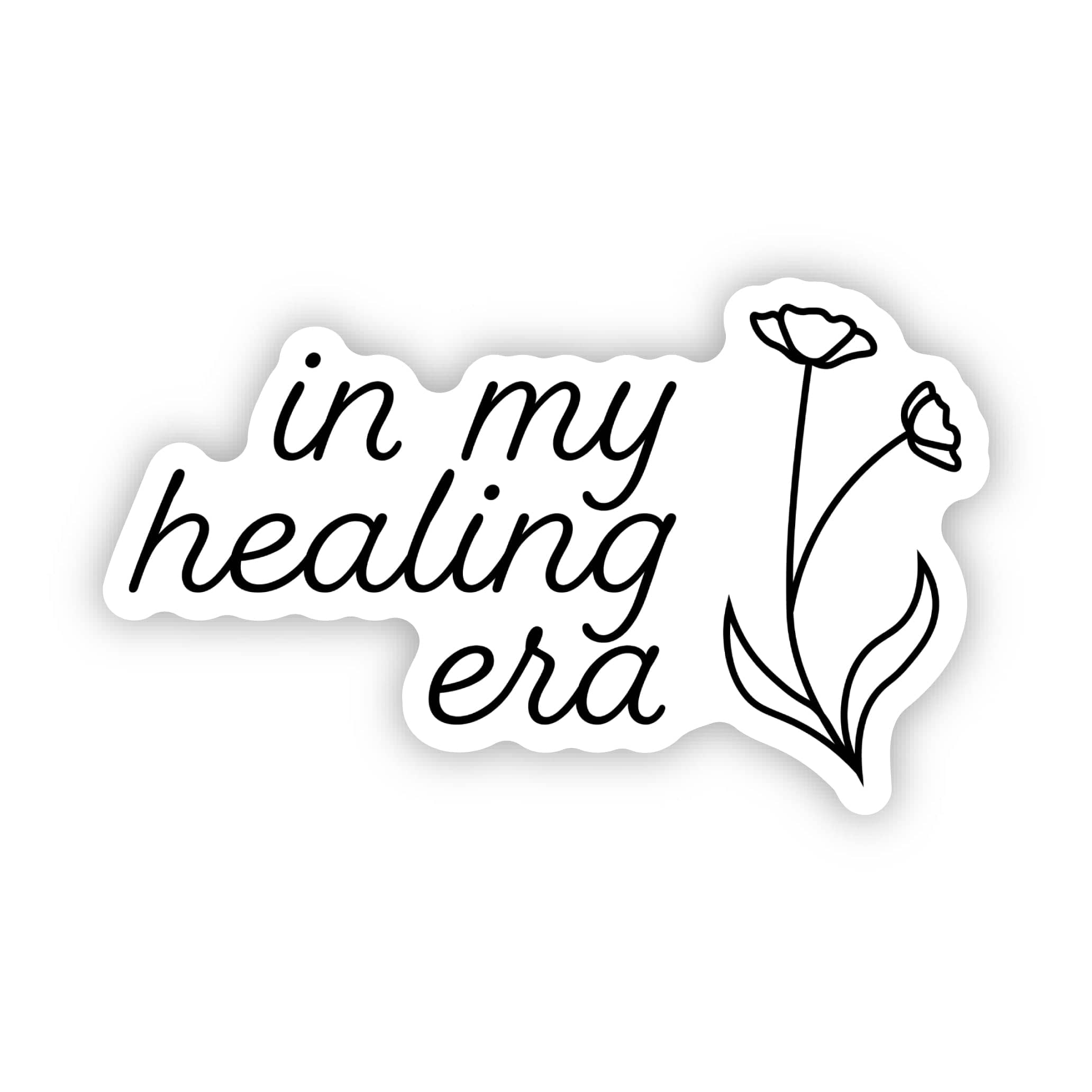  In My Healing Era Flower Text Sticker、mySite、elrpsem3k