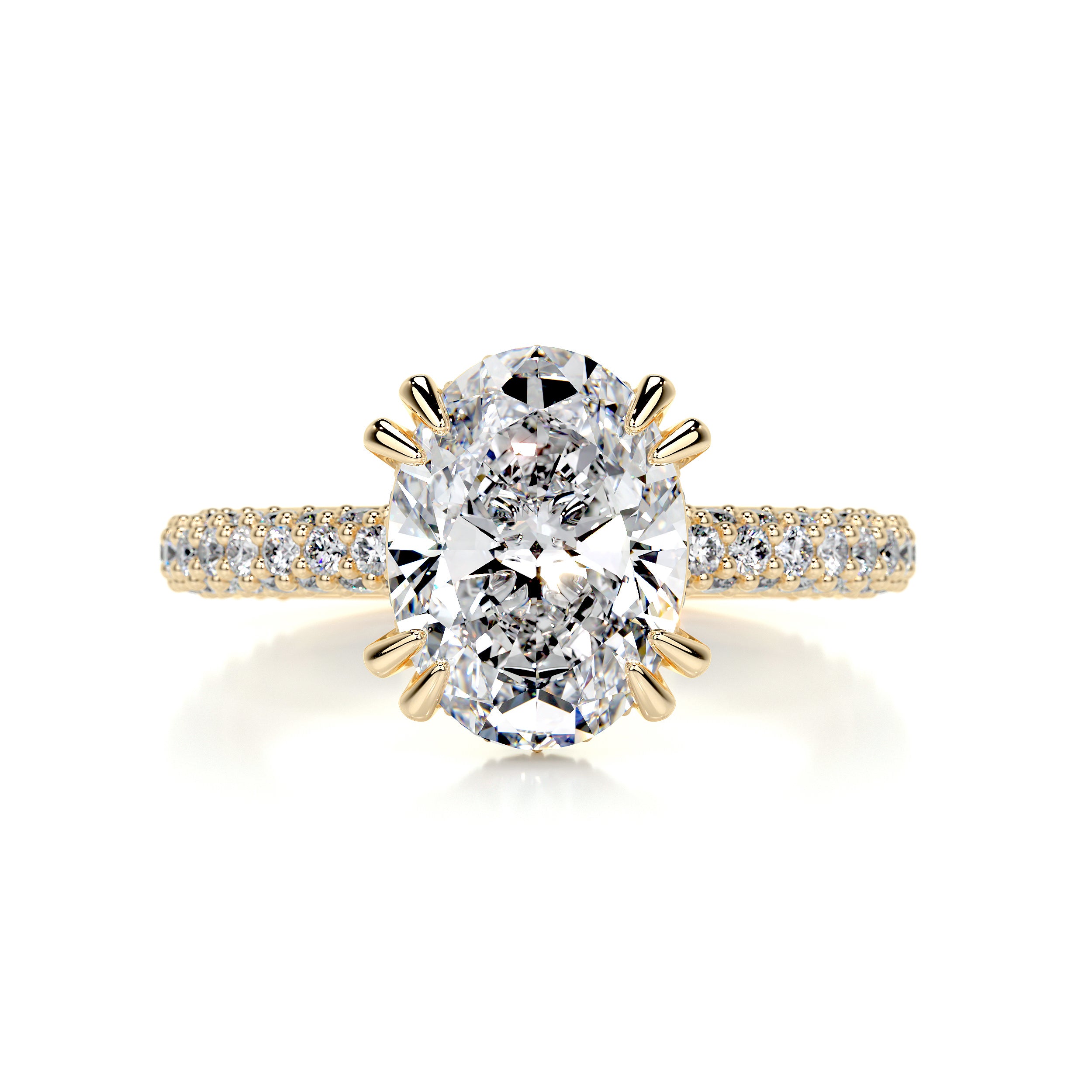 Kelly Diamond Engagement Ring -18K Yellow Gold、mySite、hinf8tx79