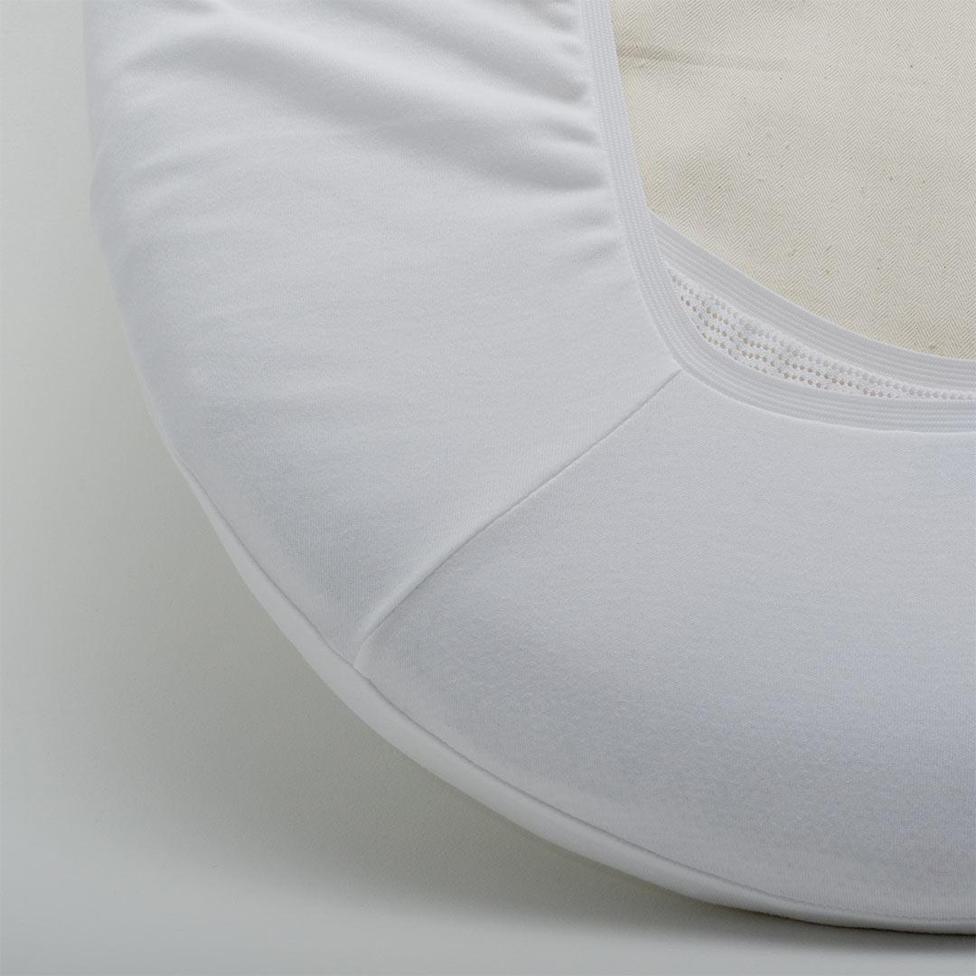  Gaia Baby Cot Fitted Sheets - White - 2 Pack、mySite、merchandisen