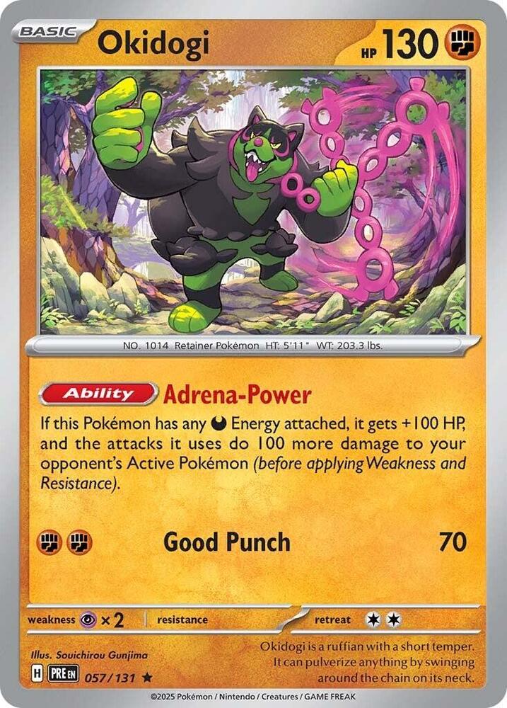 Okidogi (057/131) Scarlet & Violet: Prismatic Evolutions、mySite、waistdrama