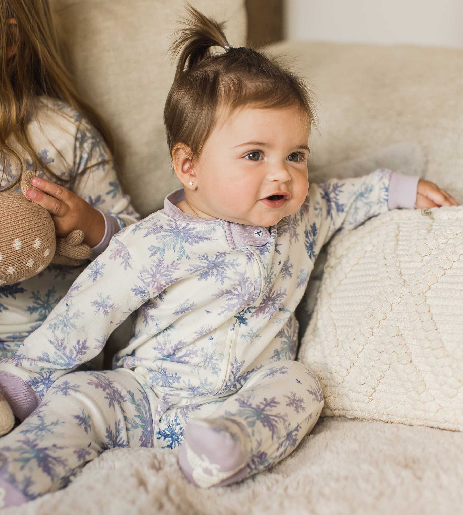  Snowflake Flurries Organic Cotton Pajamas、mySite、layawaytickets