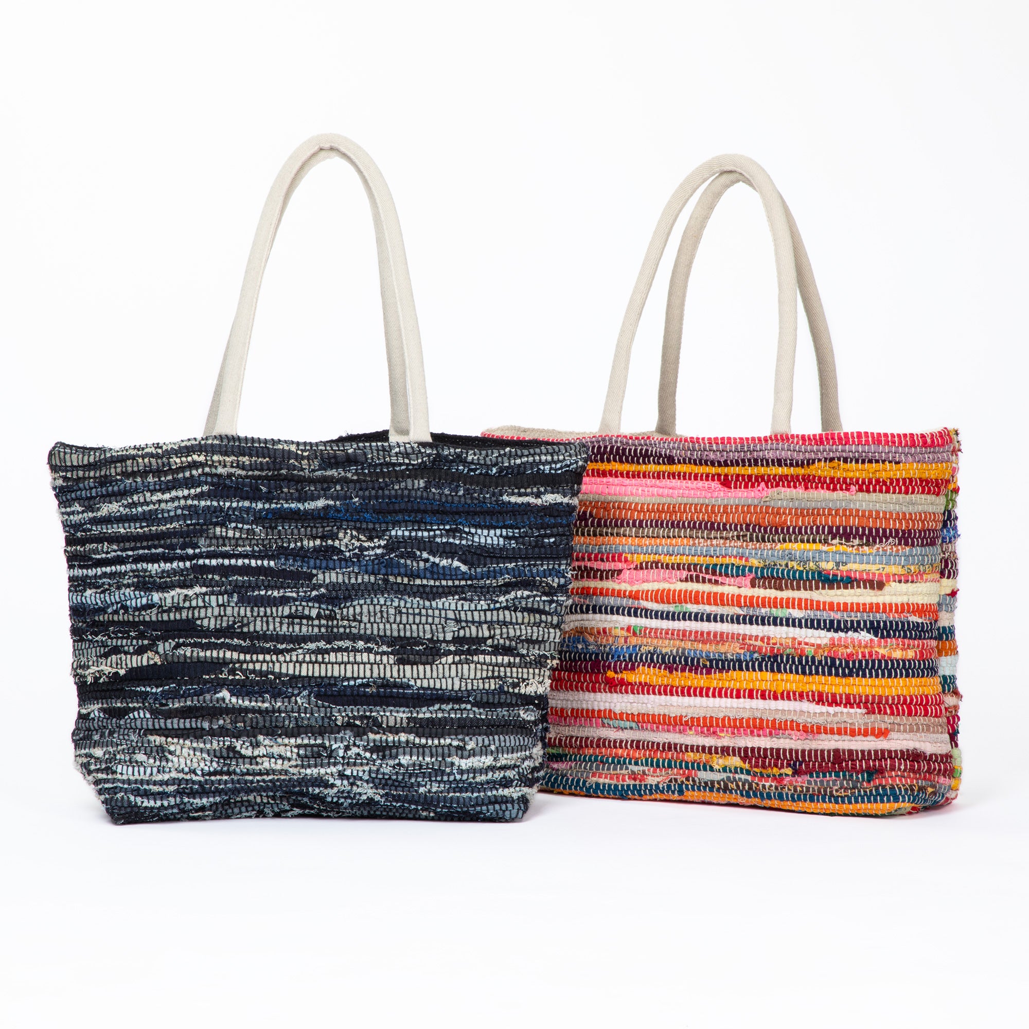 Large Upcycled Cotton Tote Bag、mySite、camillekostekn