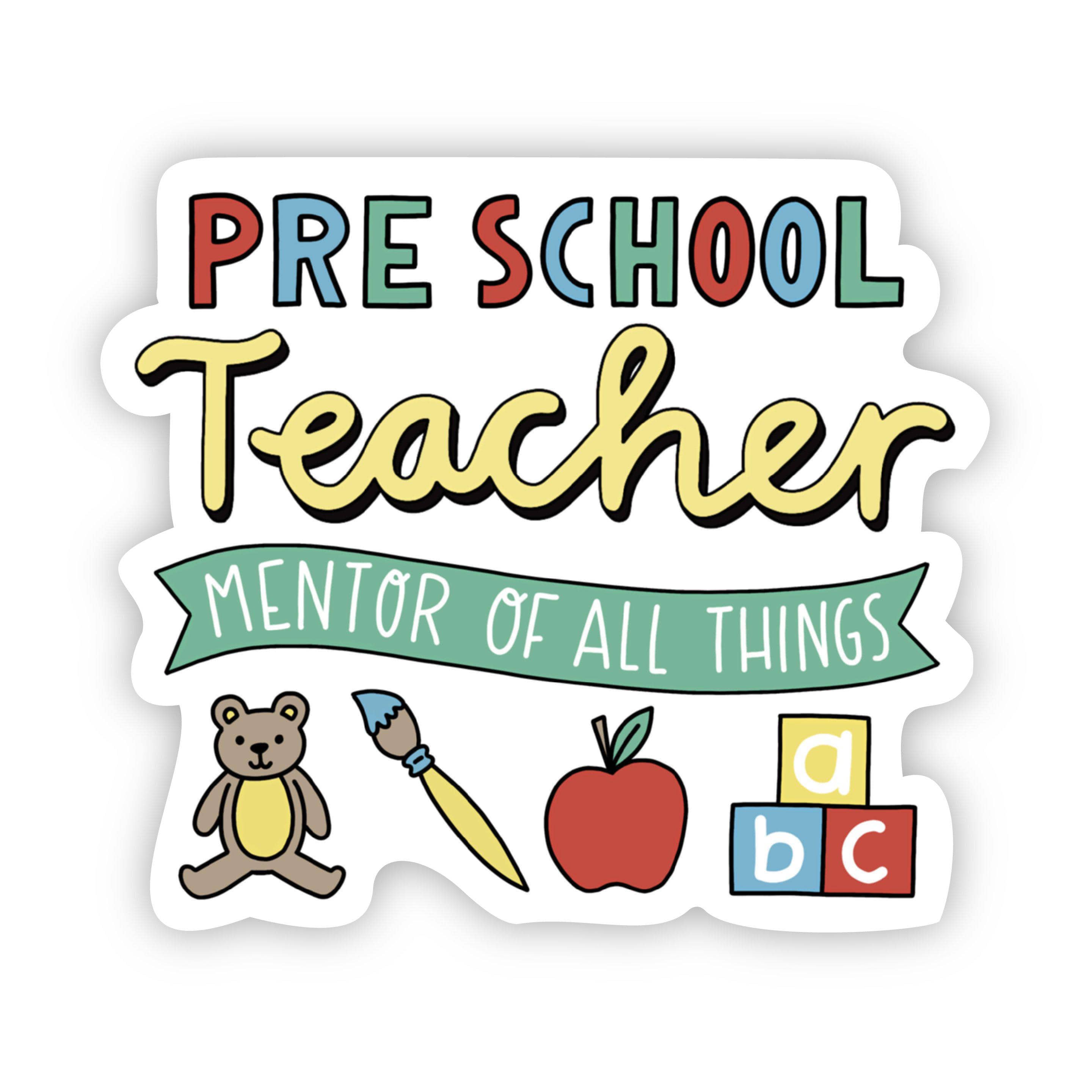  Pre School Teacher Sticker、mySite、elrpsem3k