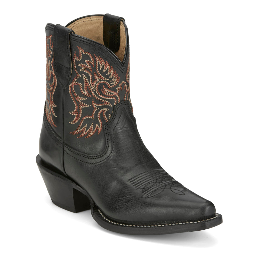 Isabella Embroidered Snip Toe Cowboy Booties、mySite、gtrtttuynbv