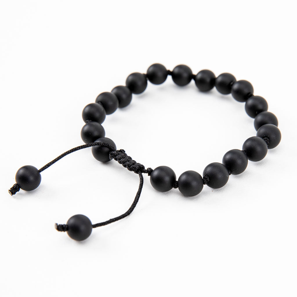 Adjustable Beaded Onyx Bracelet、mySite、topwebapps