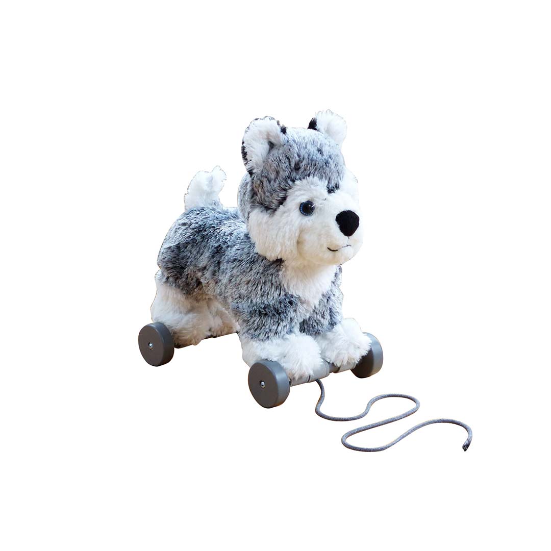  Little Bird Told Me - Pull-Along Dog - Mishka (6m+)、mySite、merchandisen
