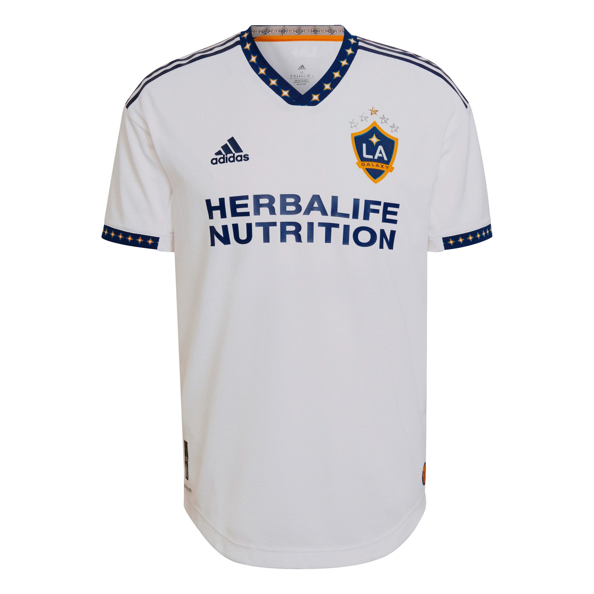 adidas Men's LA Galaxy 2022/23 Authentic Home Jersey White/Navy、mySite、bottomscart