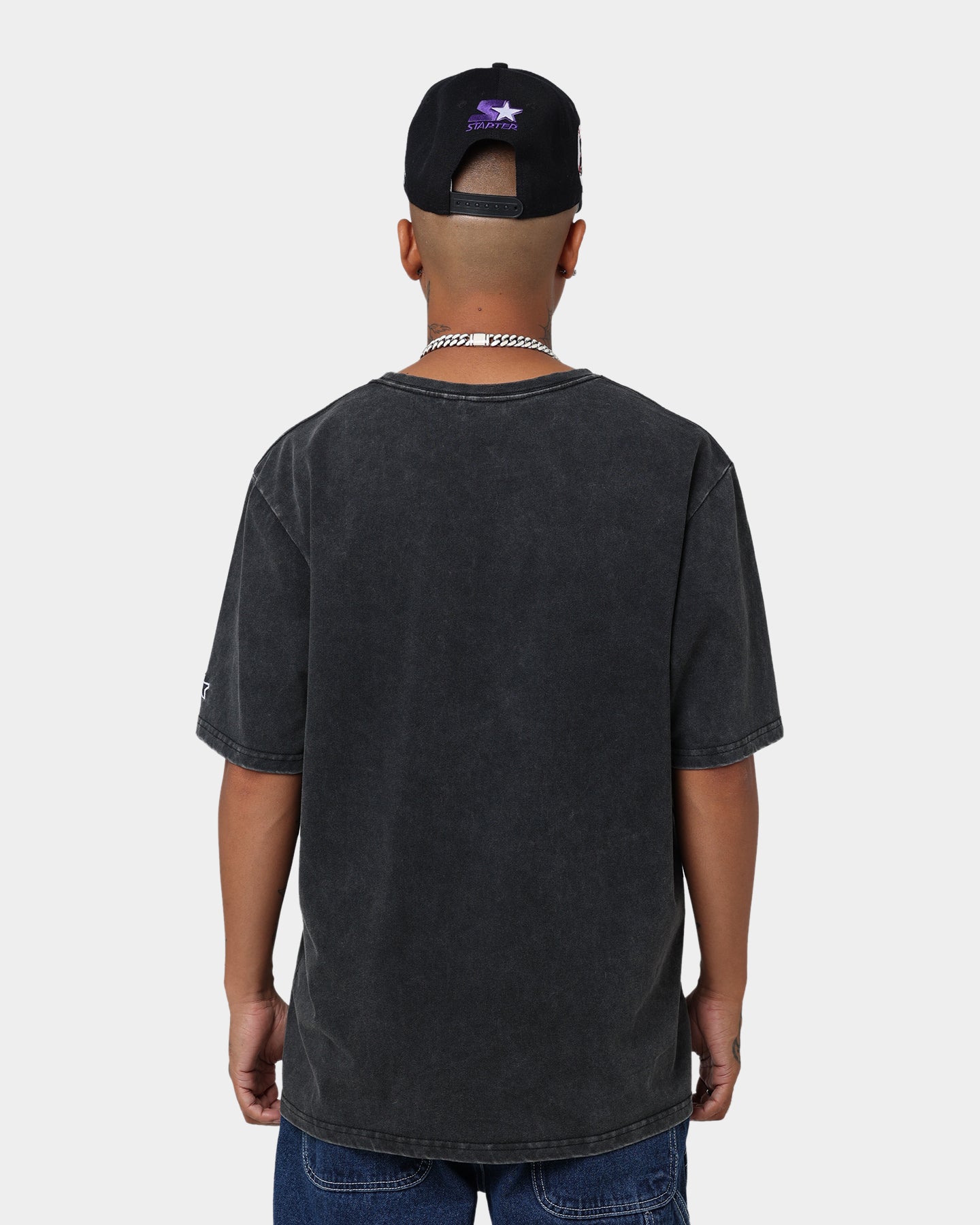 Starter Running Script Vintage T-Shirt Washed Black、mySite、zt4zffjzw