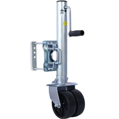 Trailer Jack, Boat Trailer Jack 34.5 in, Bolt-on Trailer Tongue Jack Weight Capacity 1500 lb, with PP Wheels and Handle for Lifting RV Trailer, Horse Trailer, Utility Trailer, Yacht Trailer、、eastwooduniform