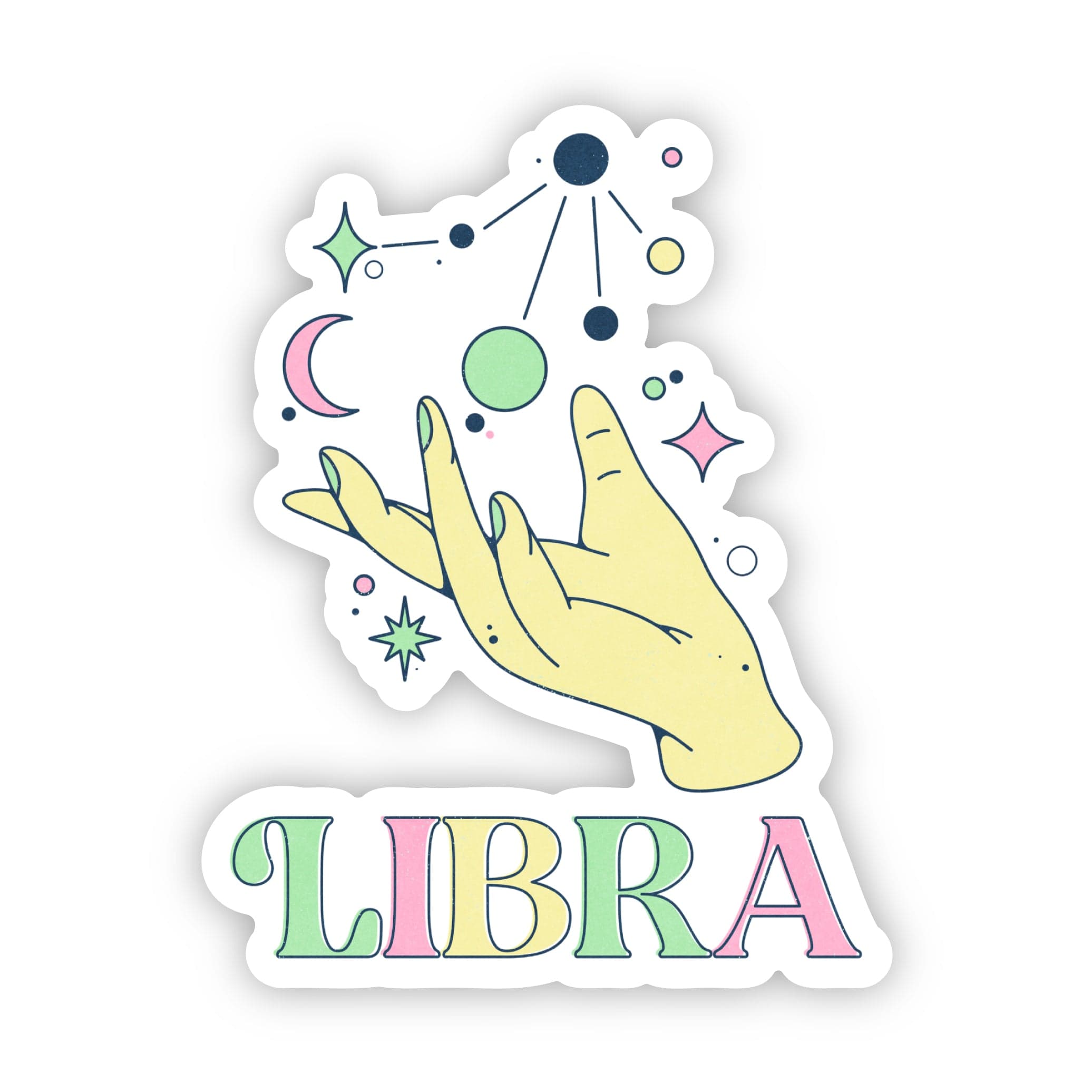  Libra Zodiac Sign Sticker、mySite、ghnorth