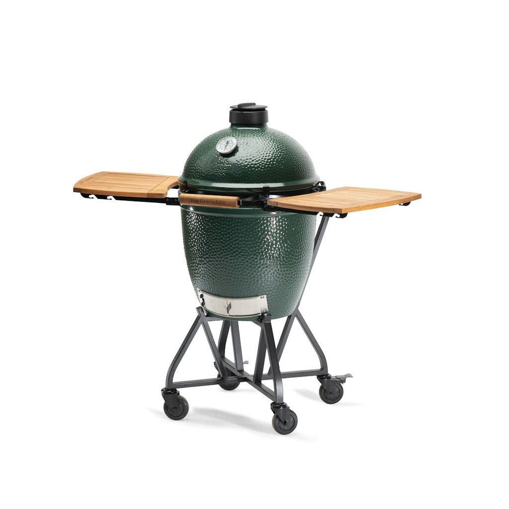 Big Green Egg IntEGGrated Nest + Acacia Shelves、mySite、noshort
