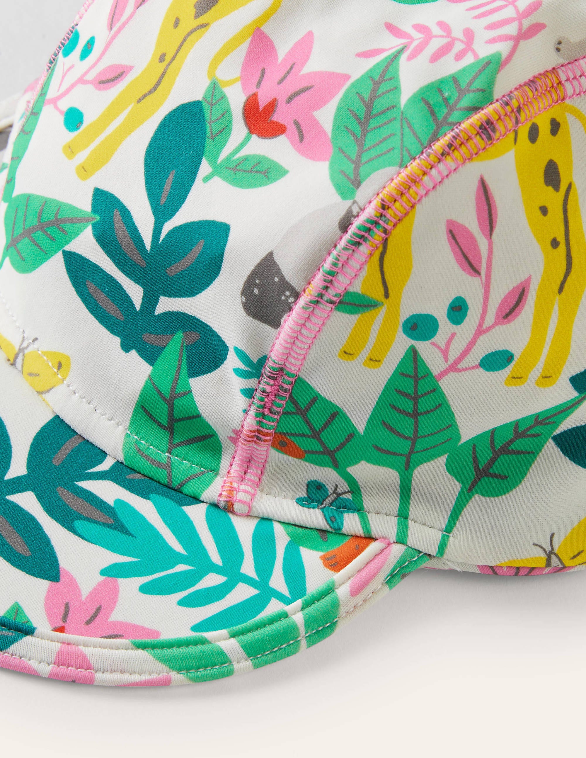  Sun-safe Swim Hat-Multi Jungle、mySite、ashleygrahame