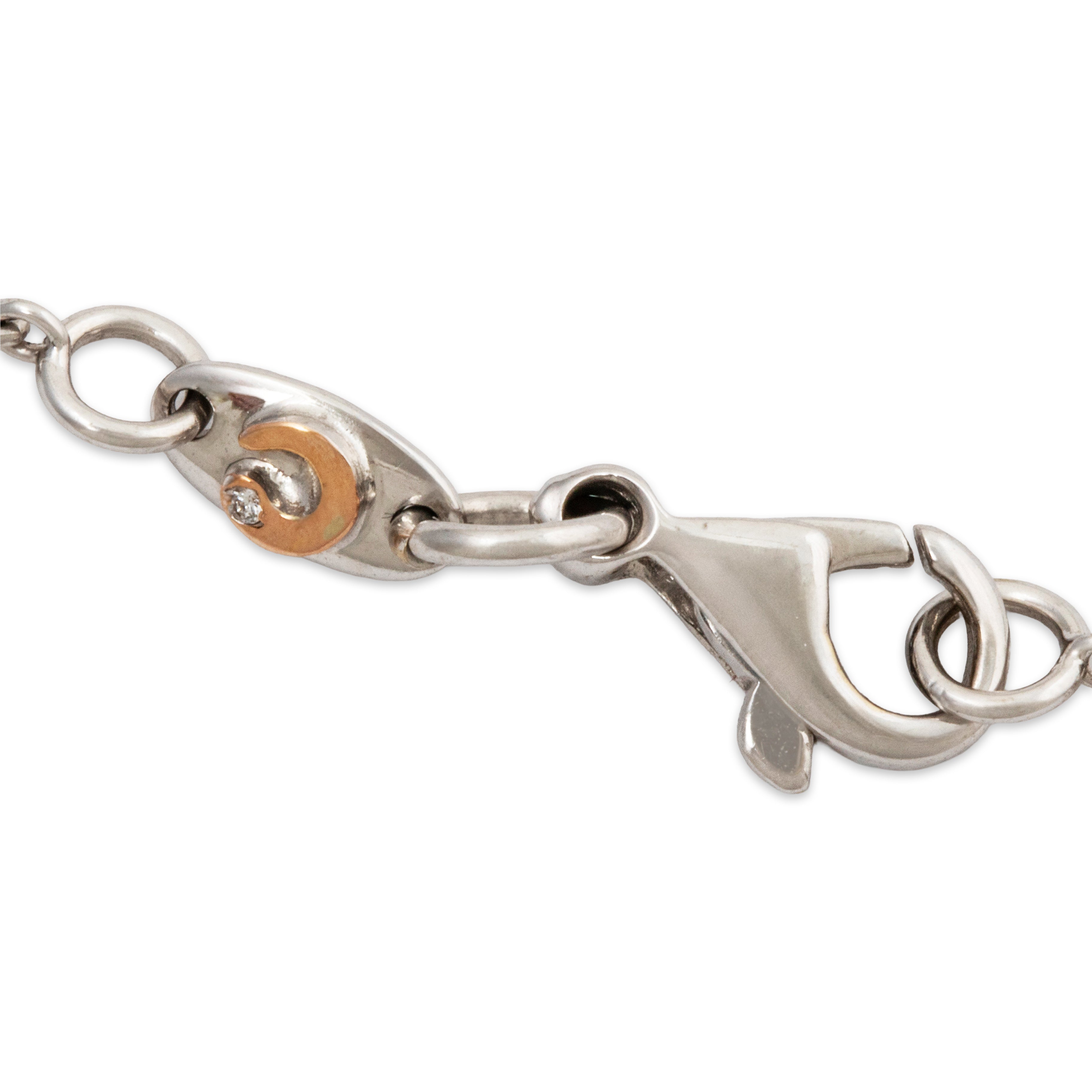 Vintage 18k White Gold 1.31cttw Diamond Sparkling Statement Necklace 18、mySite、hinf8tx79