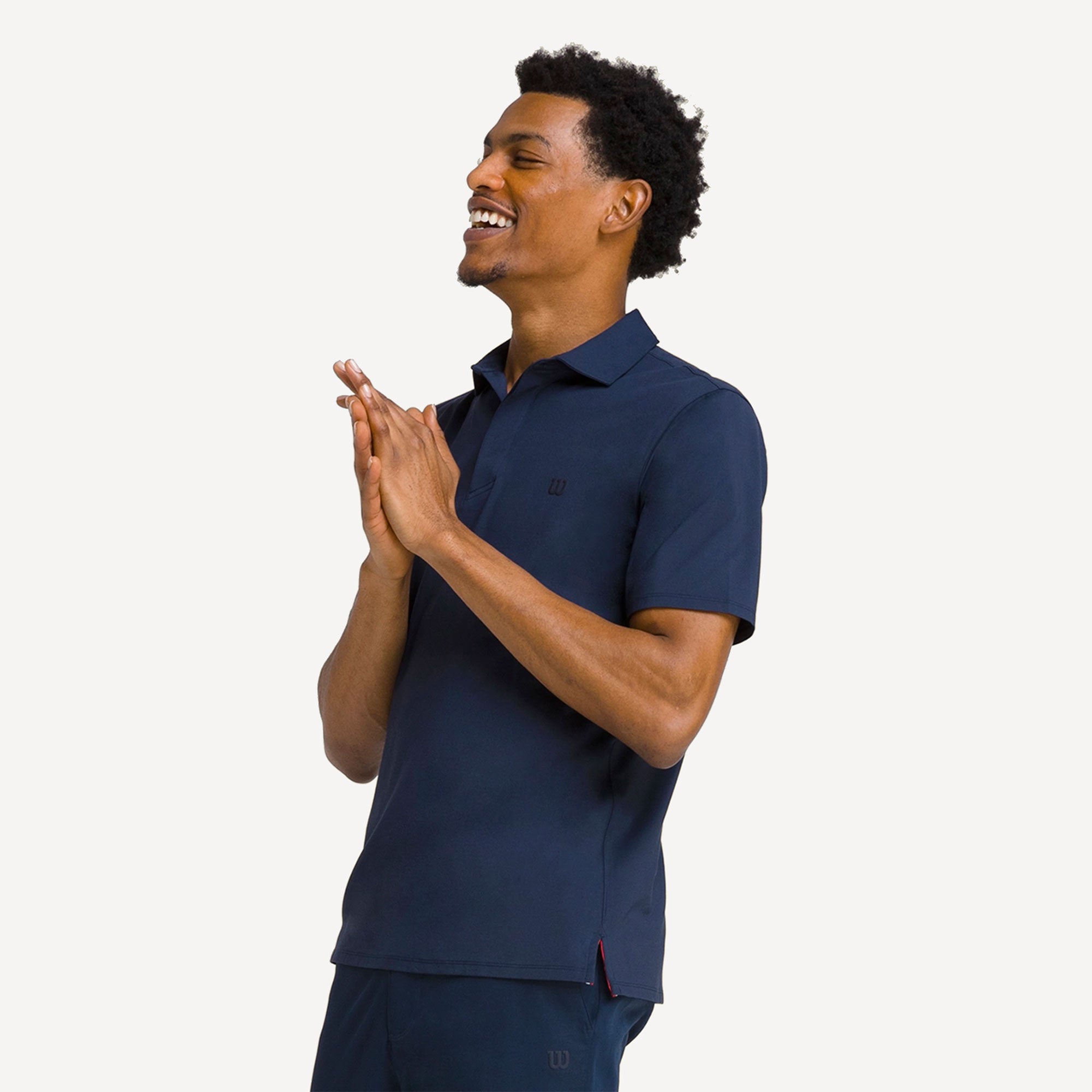 Wilson League Men's Tennis Polo、mySite、neckold