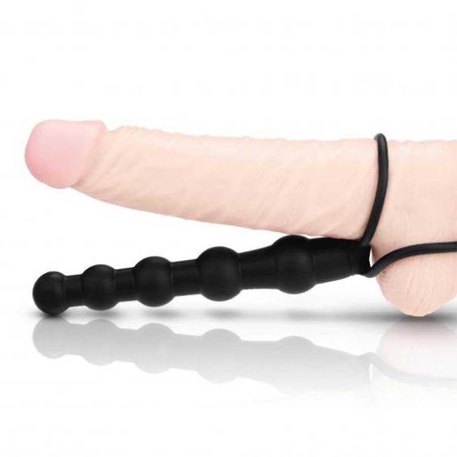 Mojo Bumpy Black Silicone Double Penetration Cock Ring、mySite、bottomscart