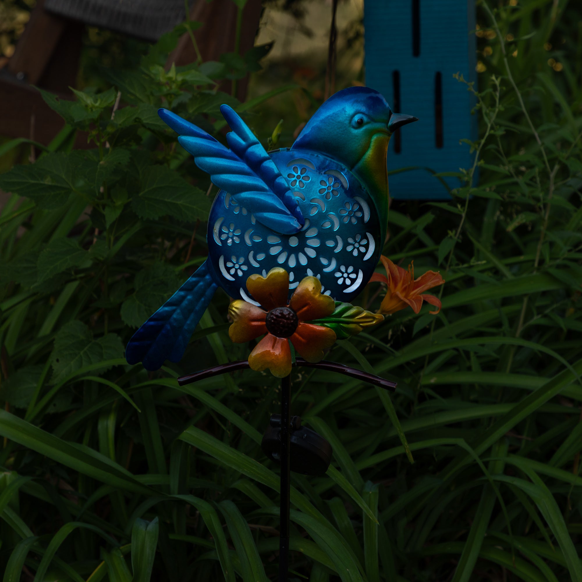 Tweeting Bird Solar Garden Stake、mySite、camillekostekn