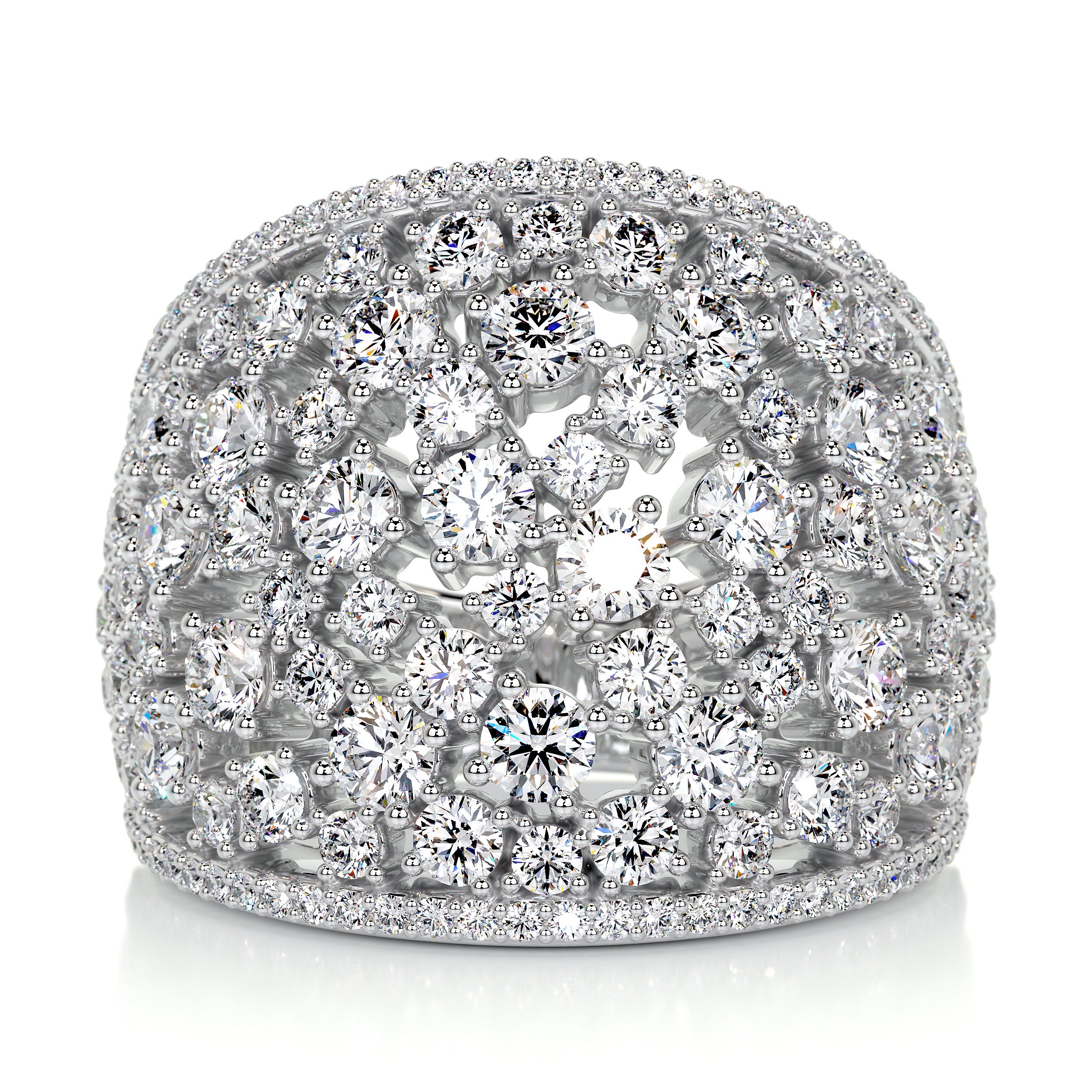 Simone Fashion Diamond Band (2.9 Carat) -18K White Gold (RTS)、mySite、hinf8tx79