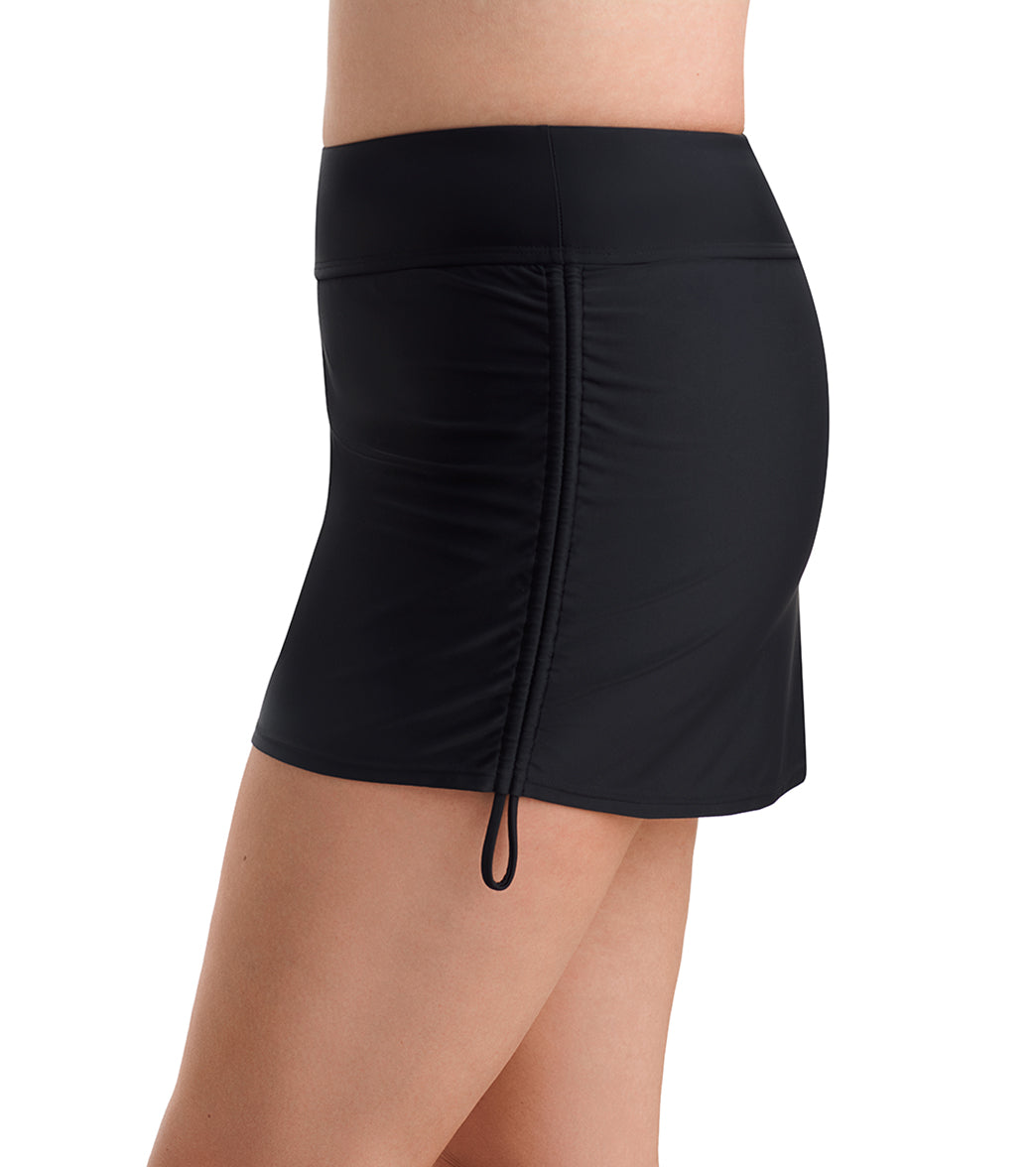 Shape Solver SPORT Women's Fashion Solids Shirred Skort、mySite、noshort