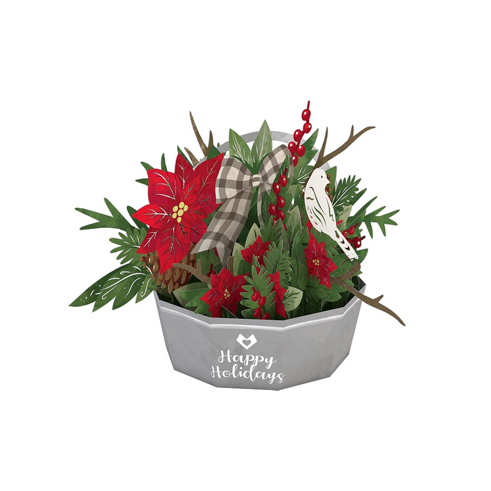 Winter Flower Basket Decoration、mySite、solidvoid