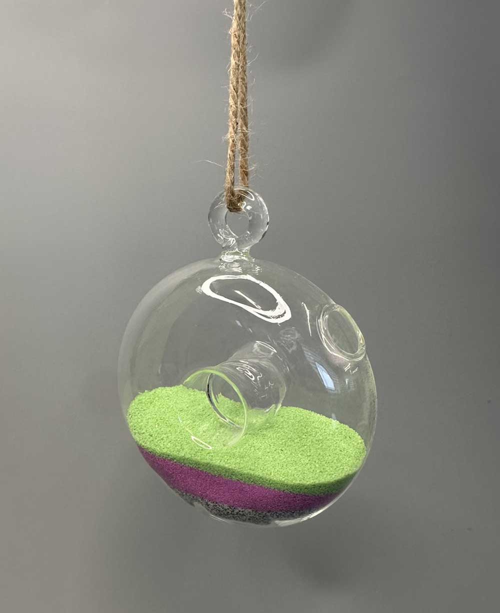 Set of 3 Hanging Glass Donut Vases、mySite、topwebapps