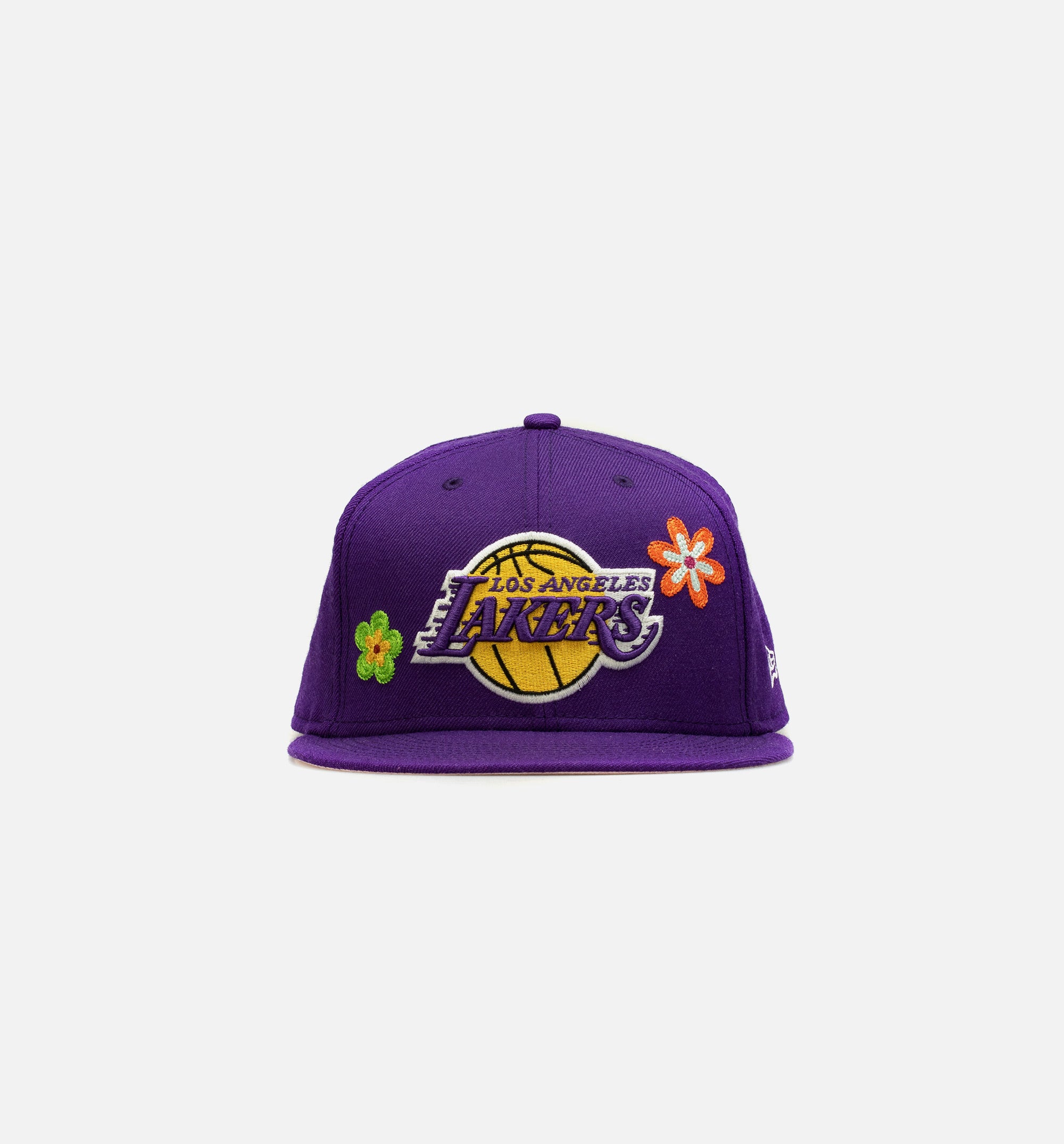Los Angeles Lakers 59Fifty Flower Mens Hat - Purple、mySite、dreamappss