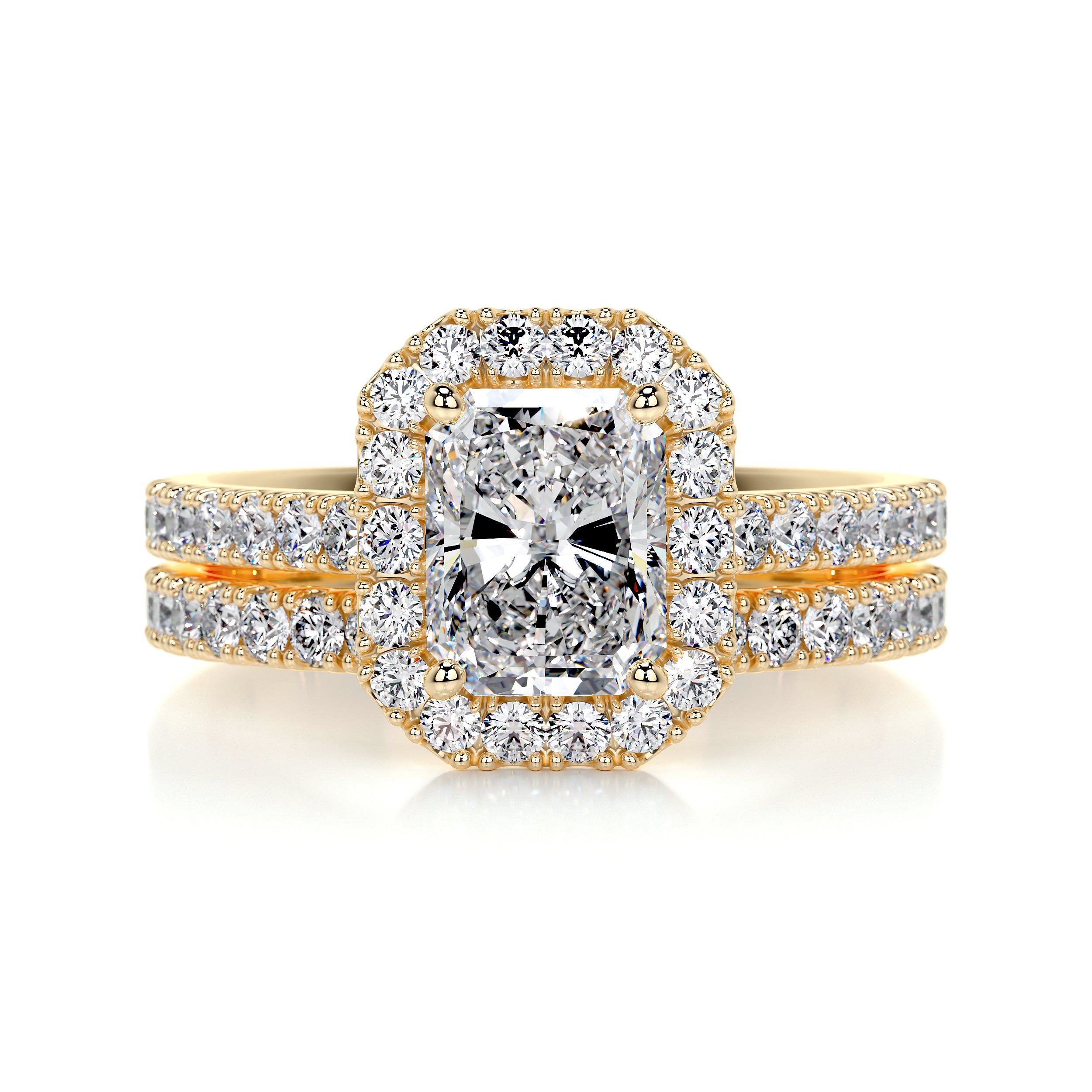 Andrea Diamond Bridal Set -18K Yellow Gold、mySite、hinf8tx79