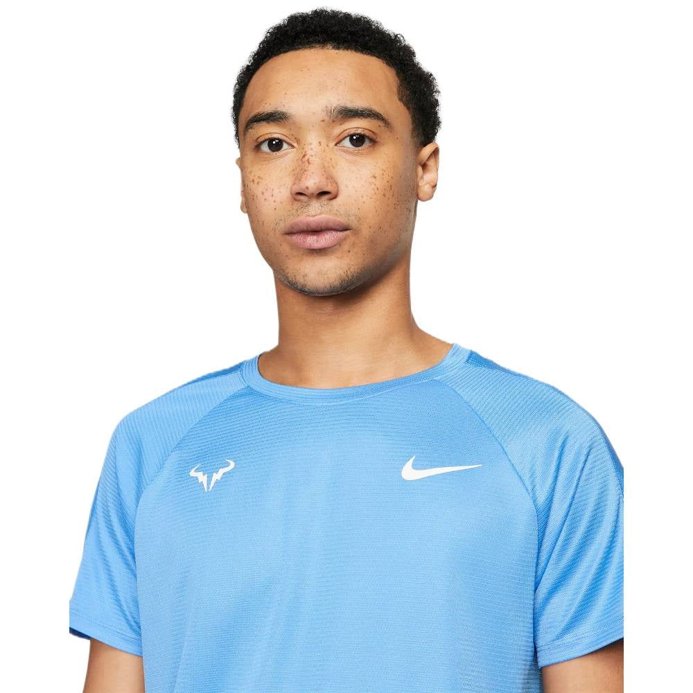 Nike Men's Rafa MNK Dri-FIT Challenger Top (Blue/White)