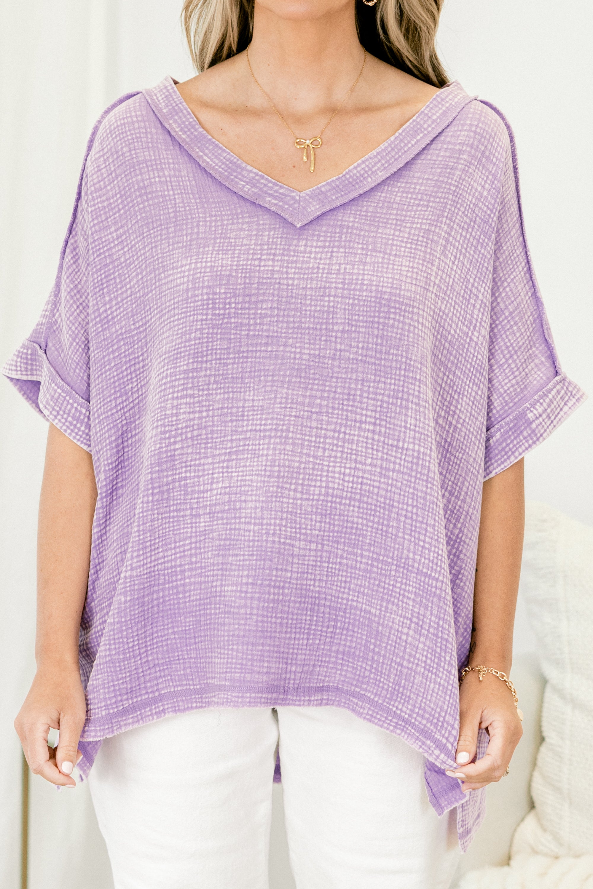  Love Like You Mean It Top, Lavender、mySite、justintrudeaud