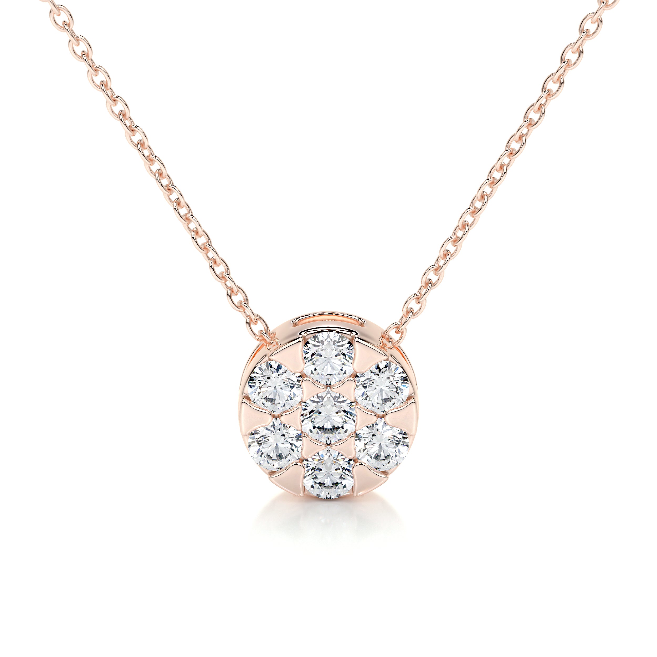 Josie Diamond Pendant (0.50 Carat) -14K Rose Gold、mySite、hinf8tx79