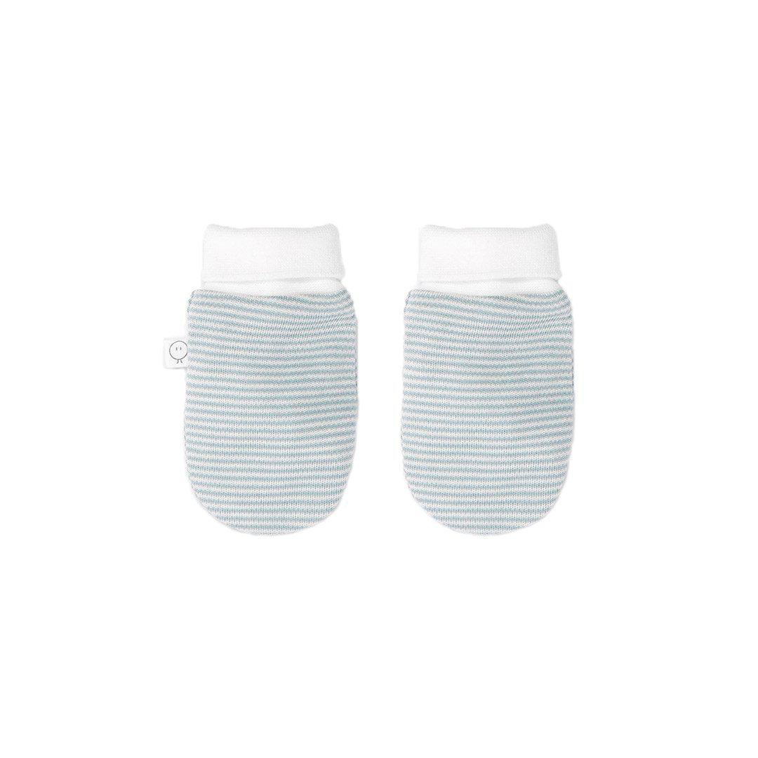  MORI Baby Mittens - Blue Stripe、mySite、merchandisen