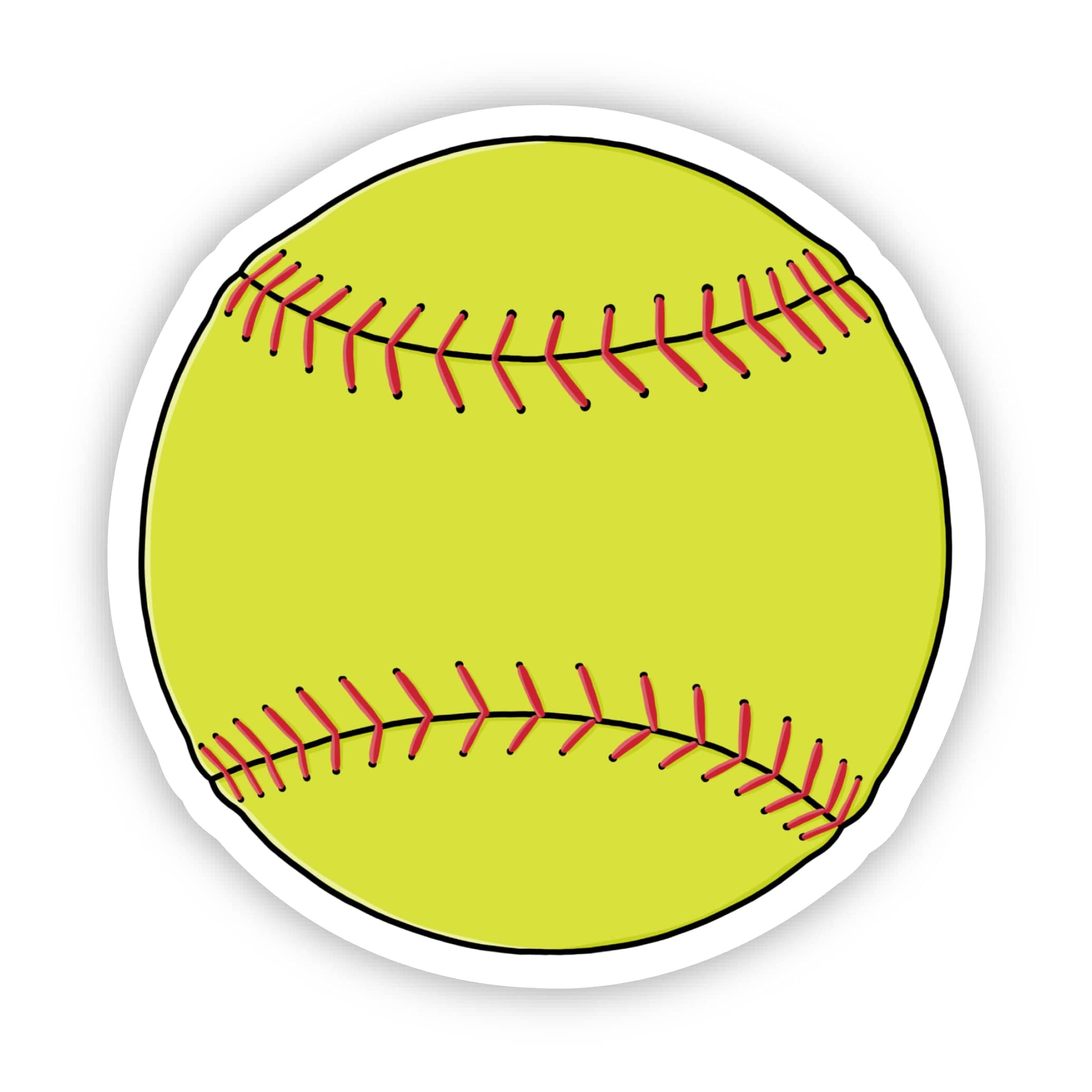  Softball Sports Sticker、mySite、ghnorth
