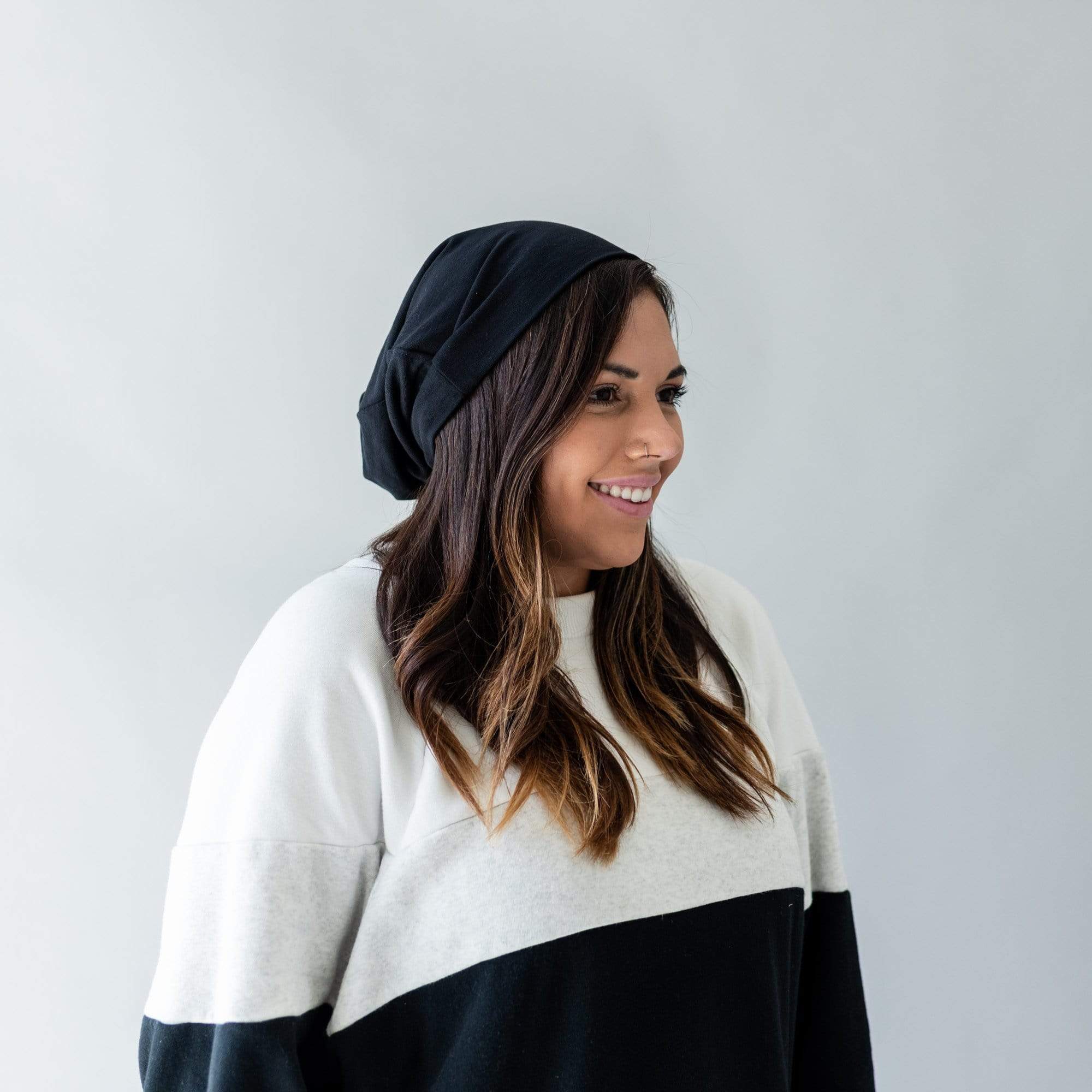  Bamboo Jersey Adult Beanie in Midnight、mySite、layawaytickets