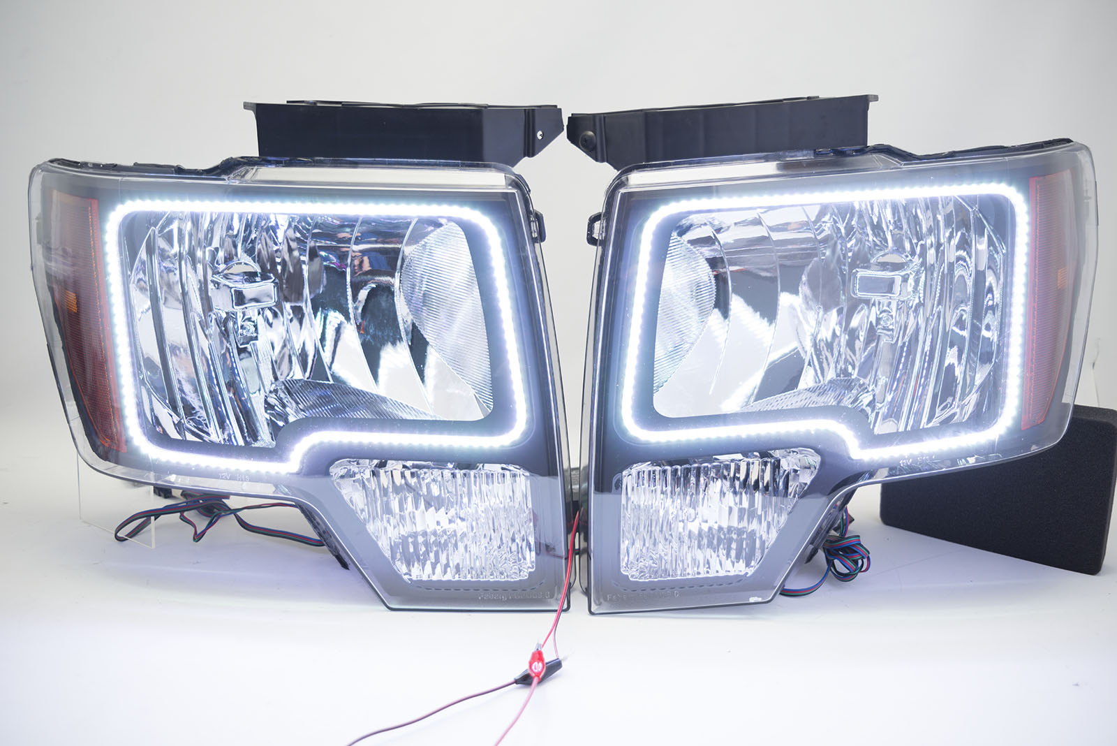 2009-14 Ford F-150 Headlights with ORACLE RGB ColorSHIFT Halos + ColorSHIFT RGB Remote、mySite、nflplayoffbracketp