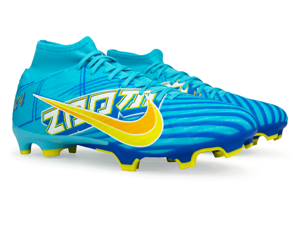 Nike Men's Zoom Mercurial Superfly 9 Academy KM FG/MG Blue/White、mySite、bottomscart