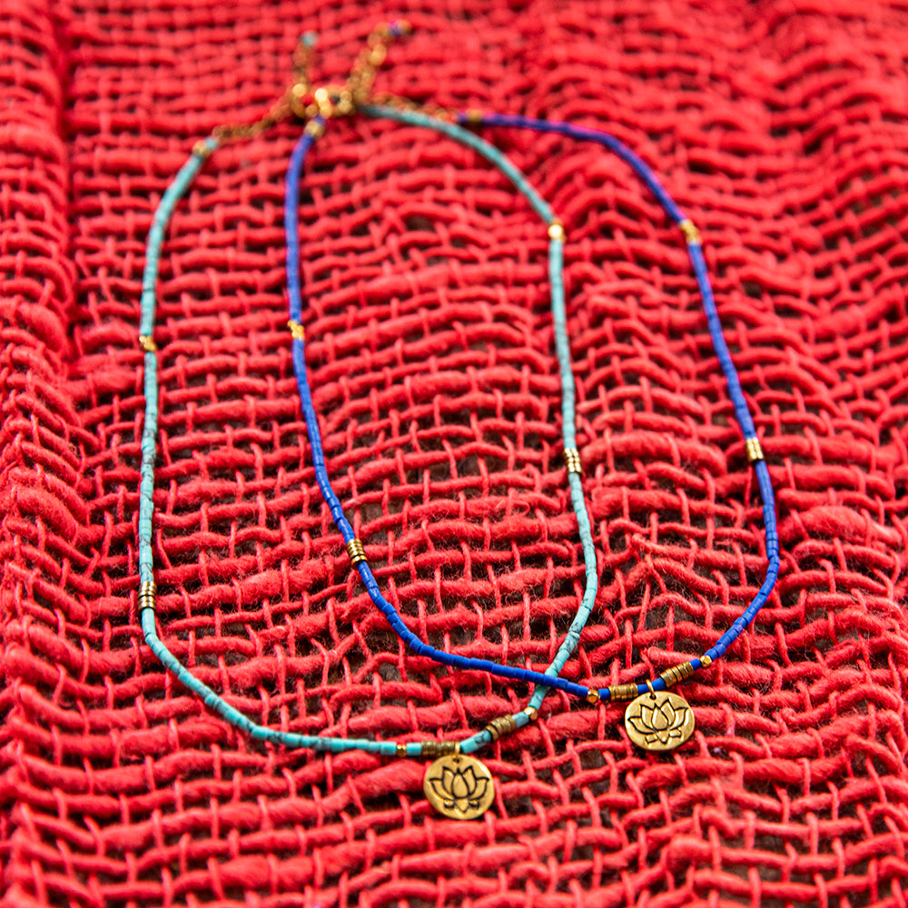 Brass Lotus Necklace、mySite、topwebapps