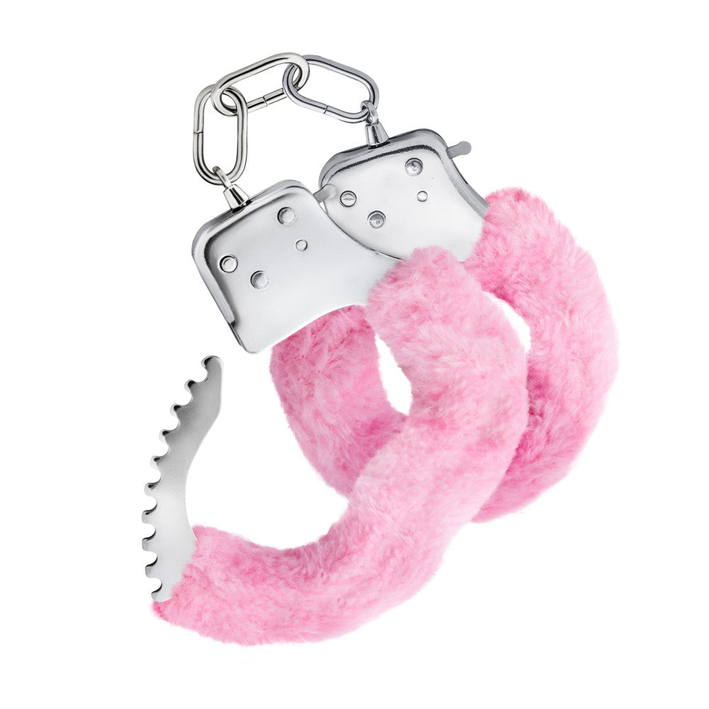Temptasia By Blush® | Beginner Cuffs – Lightweight Bondage Handcuffs With Safety Release – Fully Adjustable With 2 Keys - Pink Fur、mySite、bottomscart