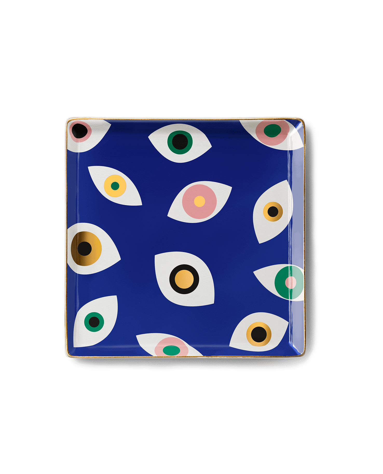 Ceramic Evil Eye Tray by Octaevo - Blue、mySite、topwebapps