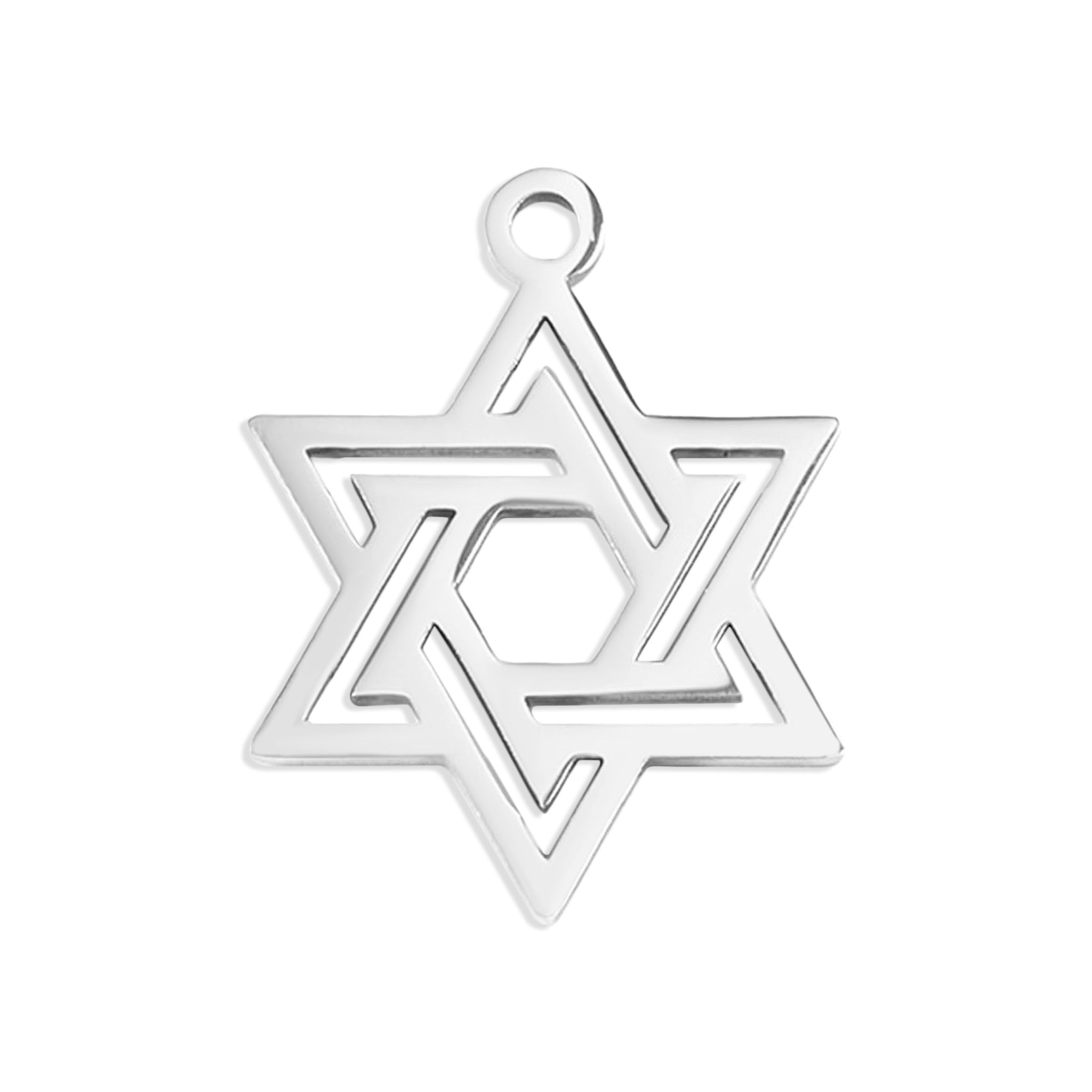 18K Gold PVD Stainless Steel Star of David Charm / PDL0081、mySite、dreamappss